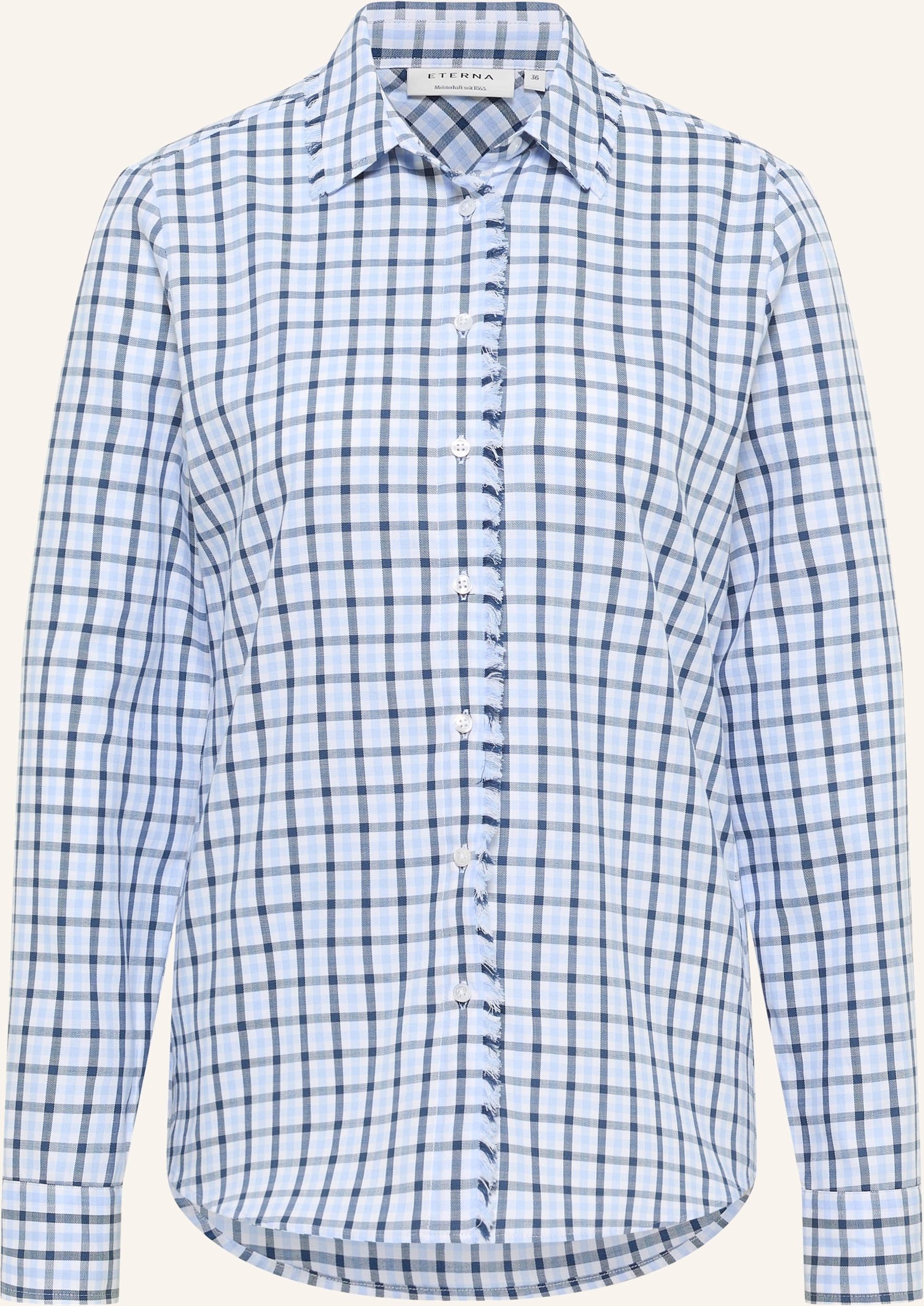 Eterna Bluse Regular Fit blau