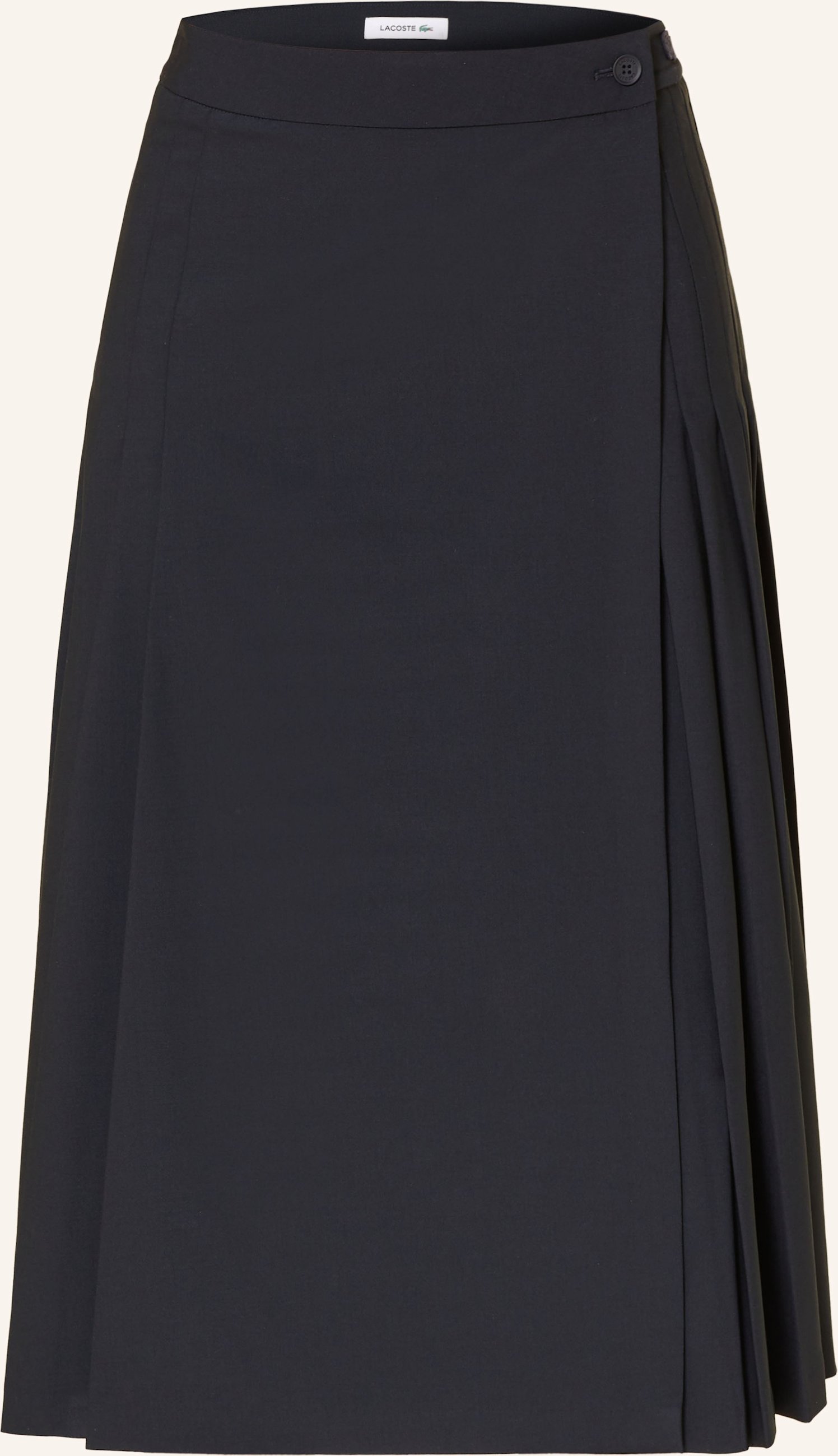 Lacoste Faltenrock In Wickeloptik blau