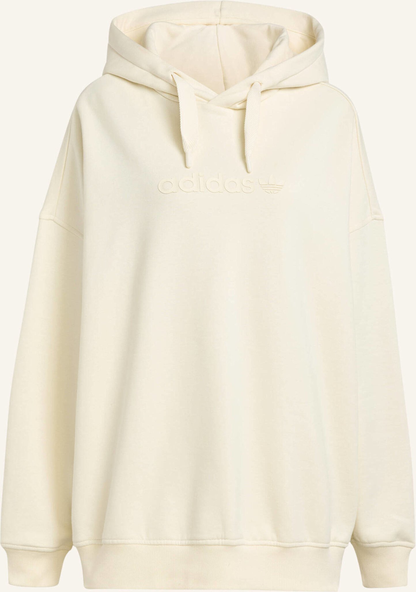 Adidas Originals Essentials Linear Oversized Hoodie weiss
