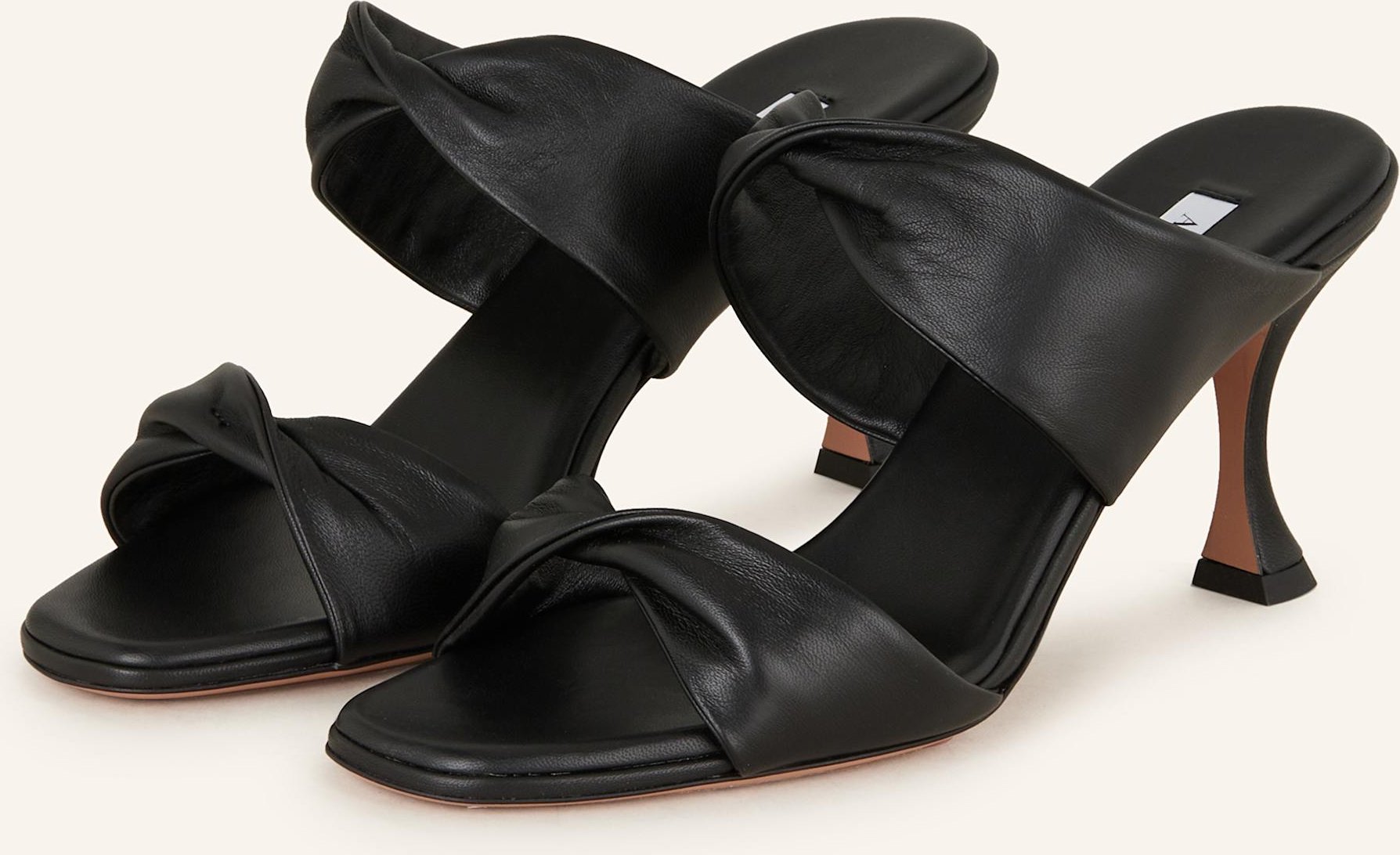 Aquazzura Mules Twist schwarz