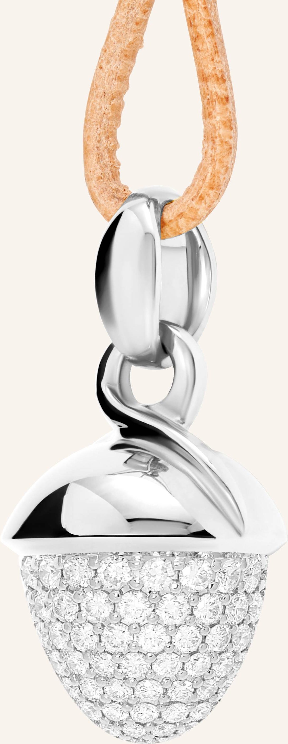 Tamara Comolli Anhänger Pendant Mikado Bouquet Diamond Pavé Aus 18k Weißgold Mit Diamant Pavé silber