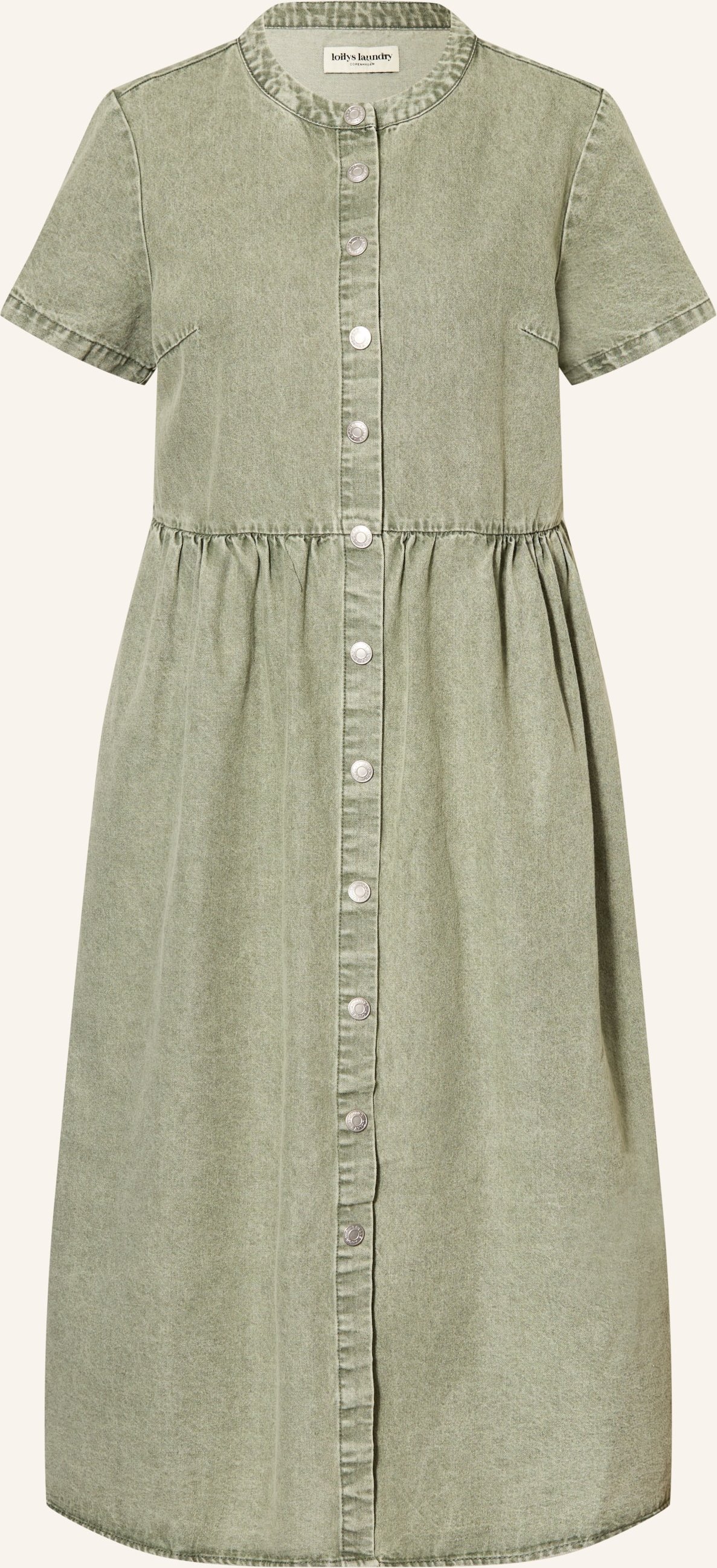 Lollys Laundry Kleid Aliyall In Jeansoptik gruen