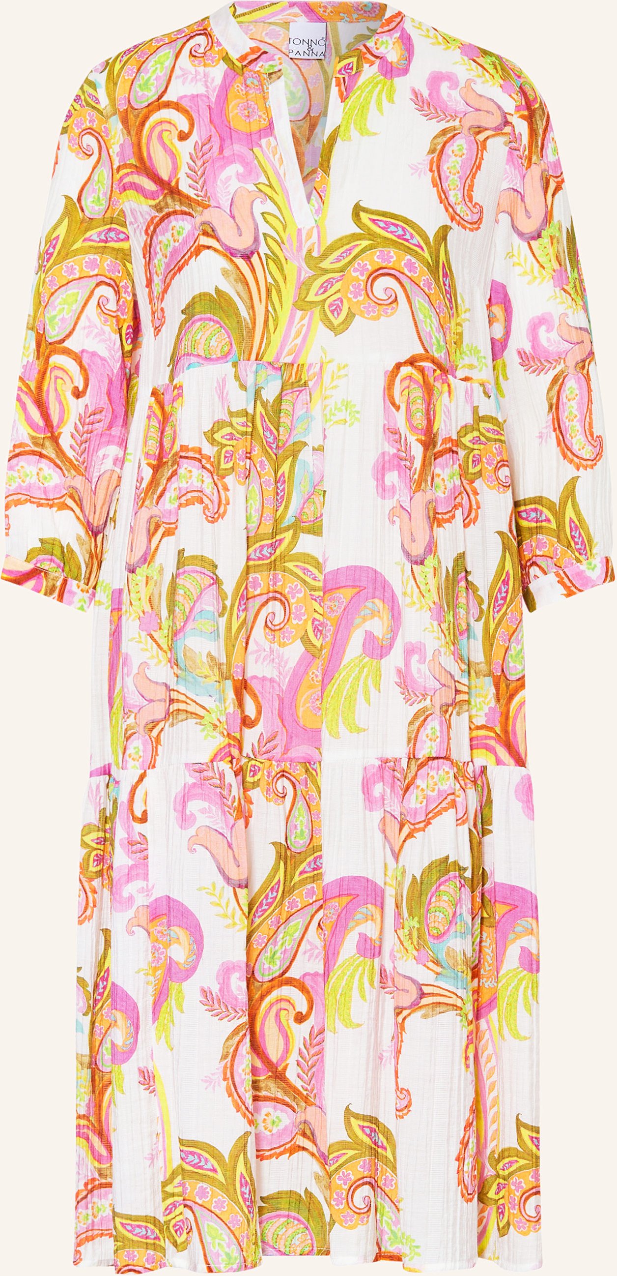 Tonno & Panna Kleid Mit 3/4-Arm weiss