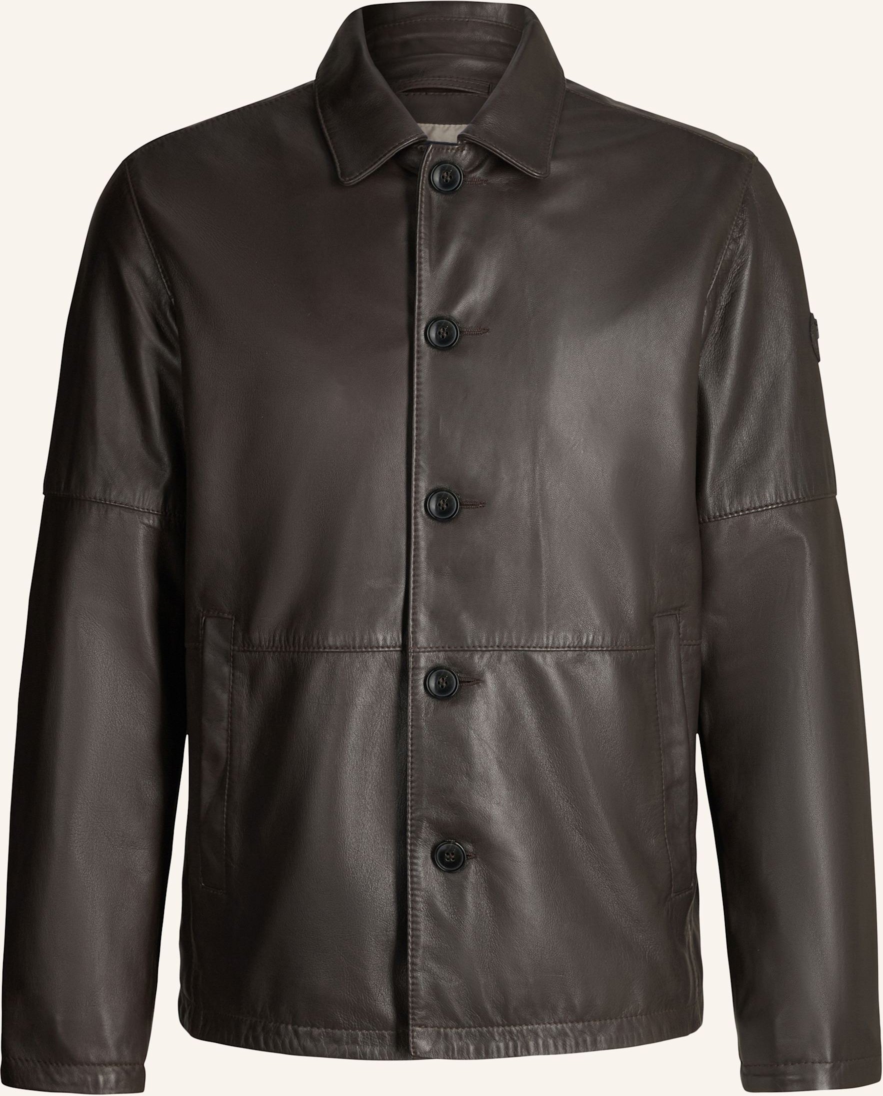 Joop! Lederjacke braun