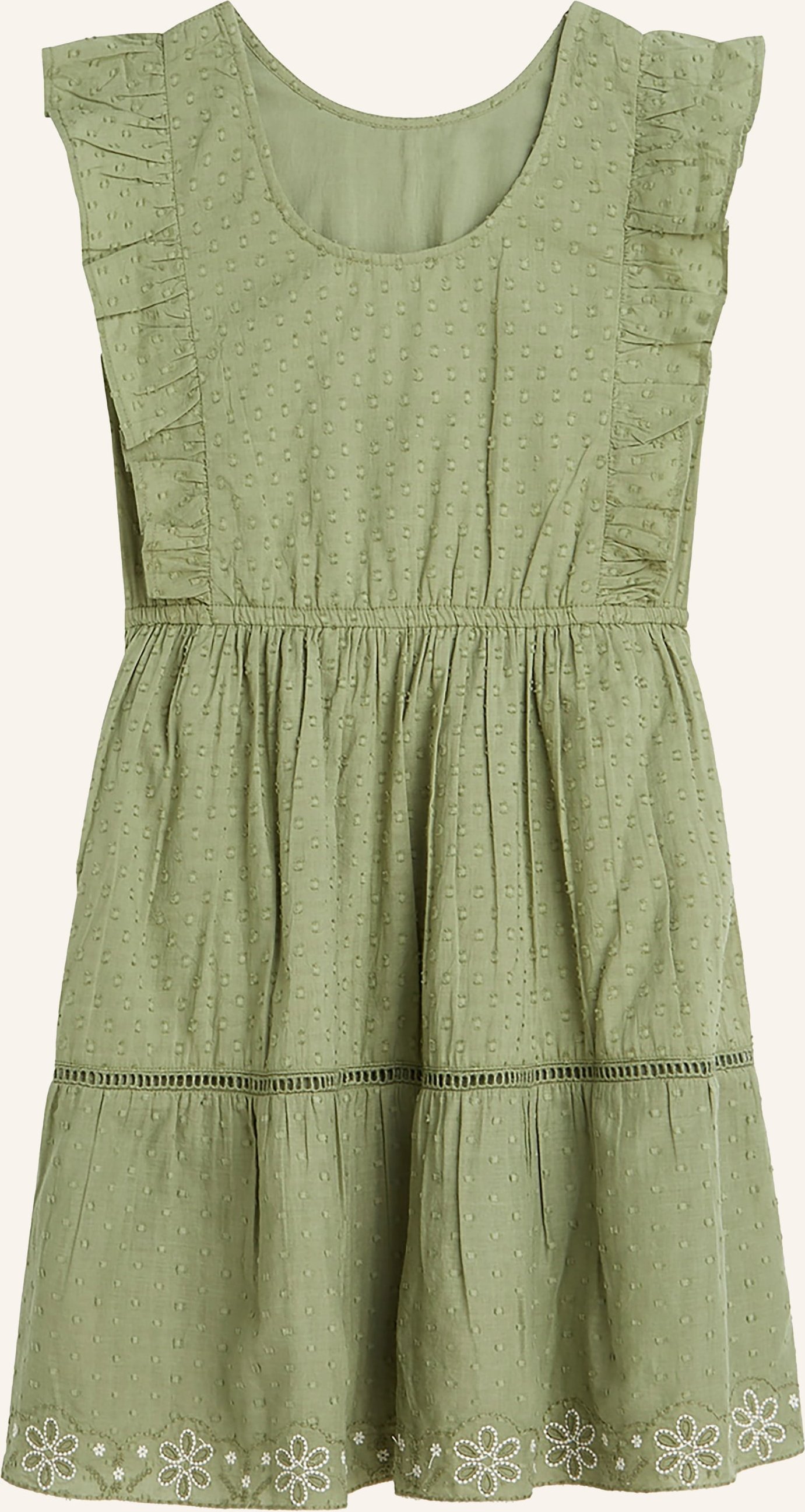 Scotch & Soda Kleid Mit Rüschen gruen