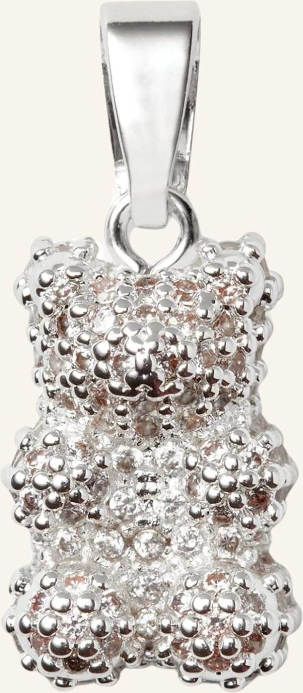 Crystal Haze Anhänger Nostalgia Bear Pave By Glambou silber