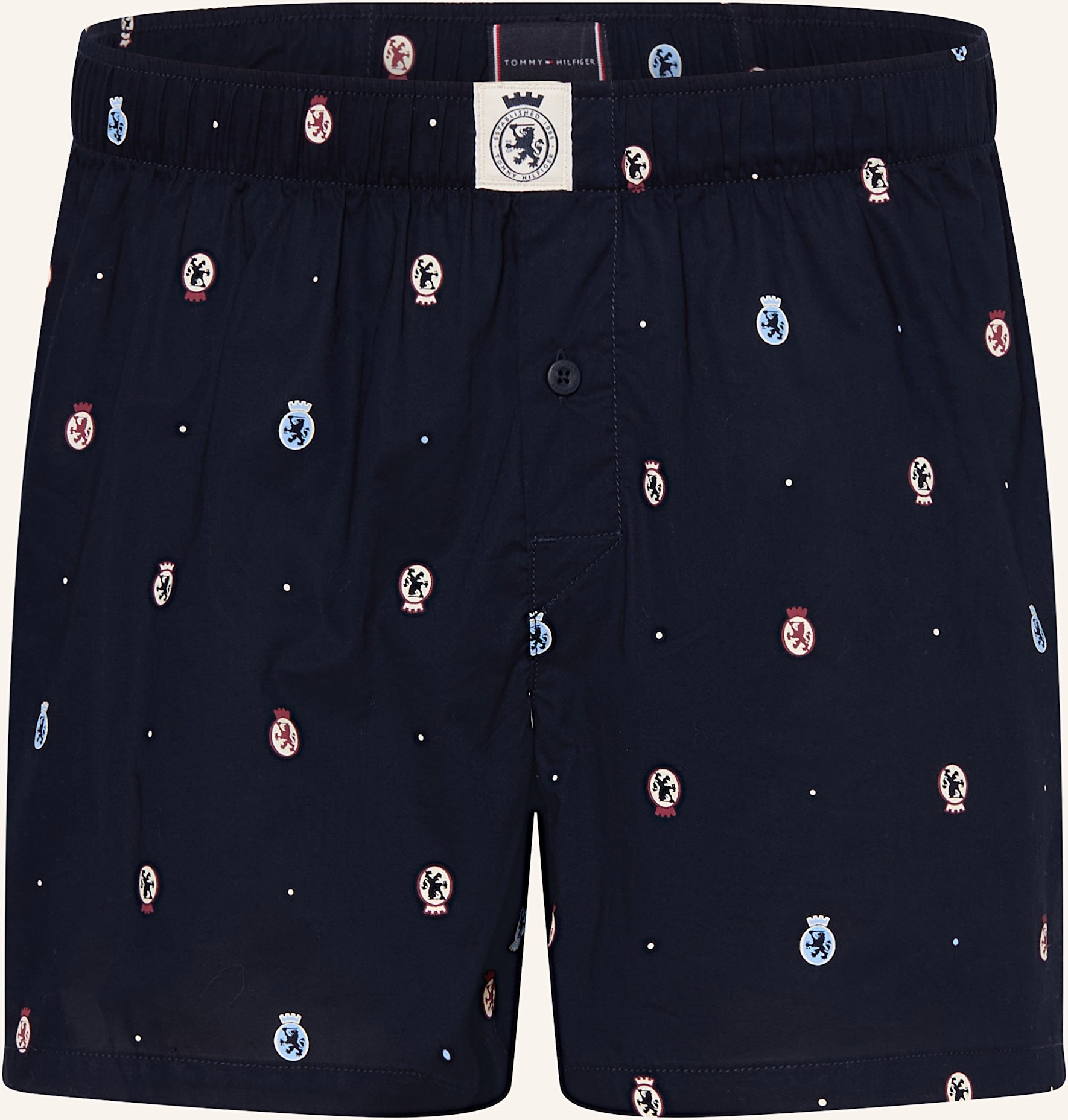 Tommy Hilfiger Web-Boxershorts blau