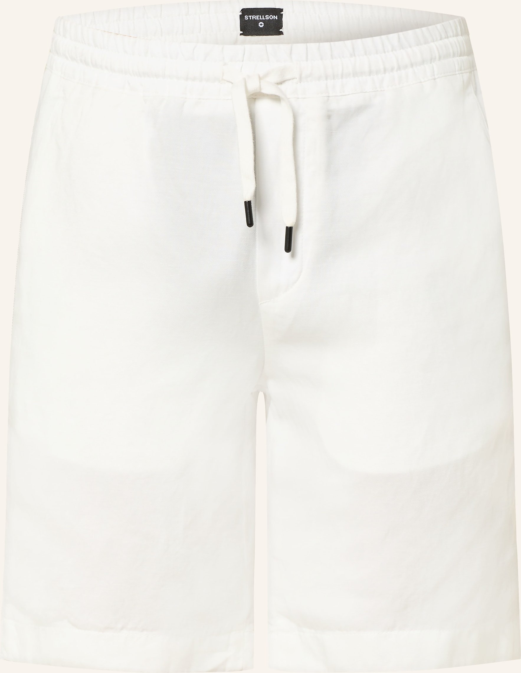 Strellson Shorts Kaji Relaxed Fit Mit Leinen weiss