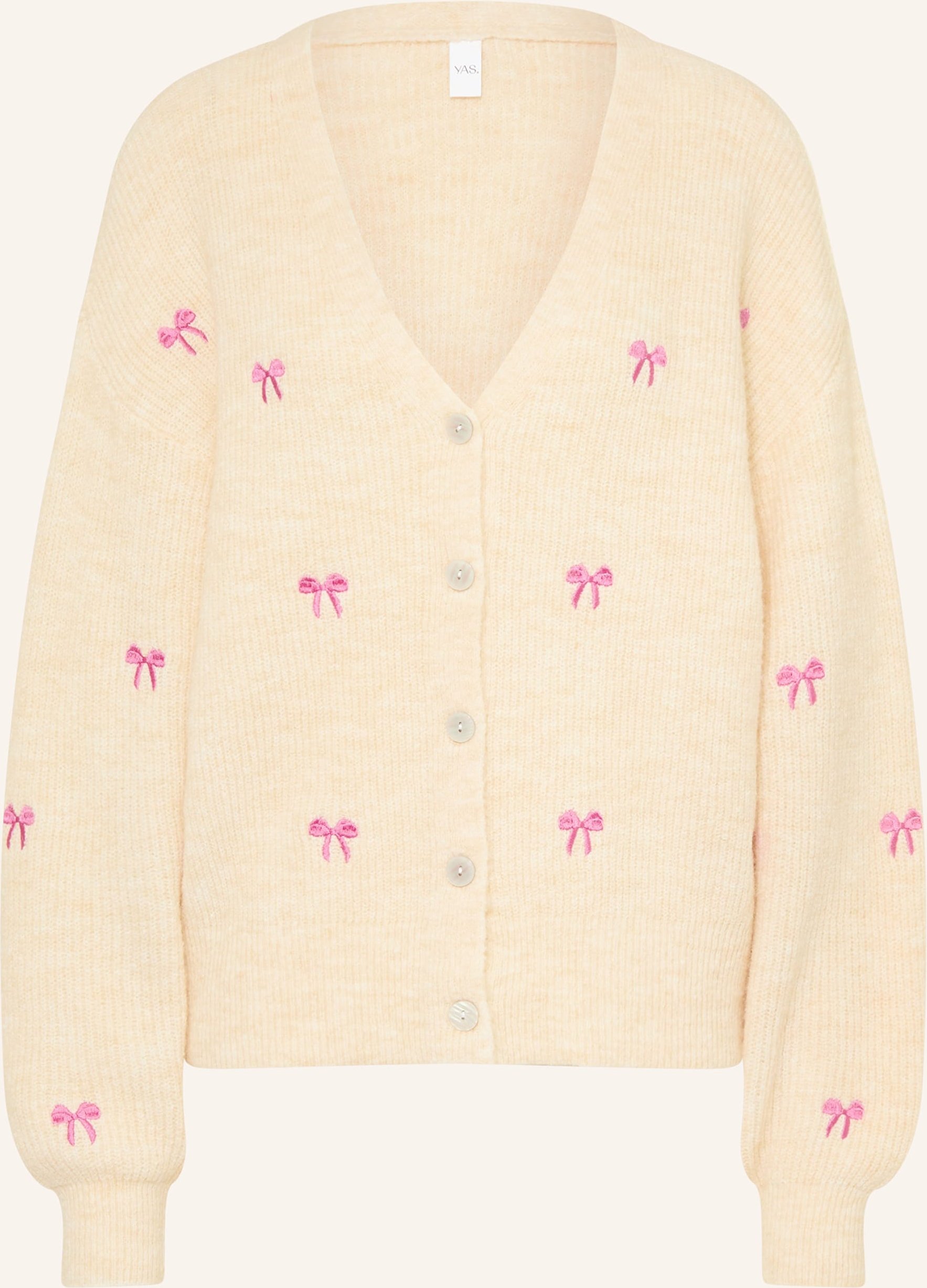 Y.A.S. Strickjacke weiss