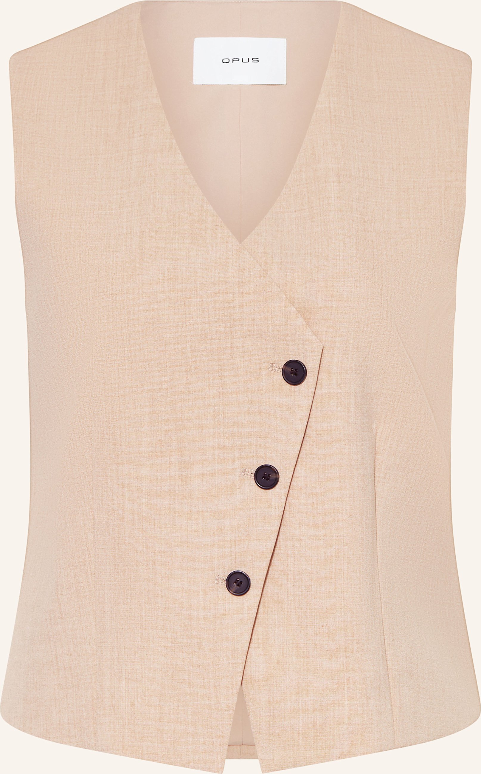 Opus Blazerweste Warfa beige