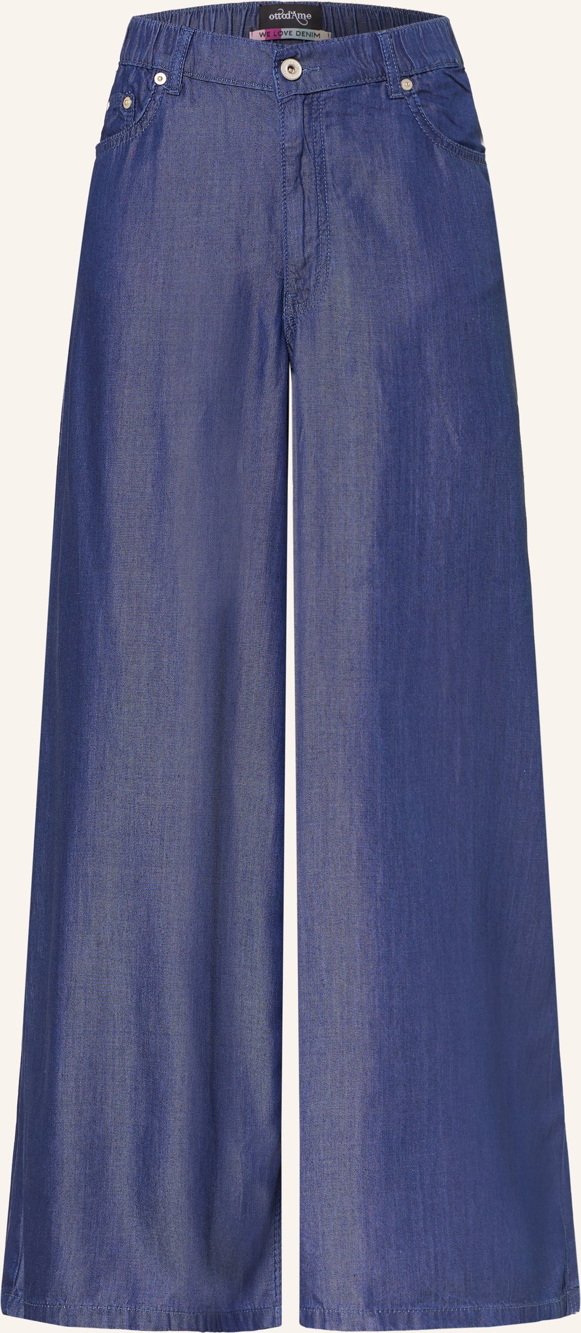 Ottod'ame Marlenehose In Jeansoptik blau