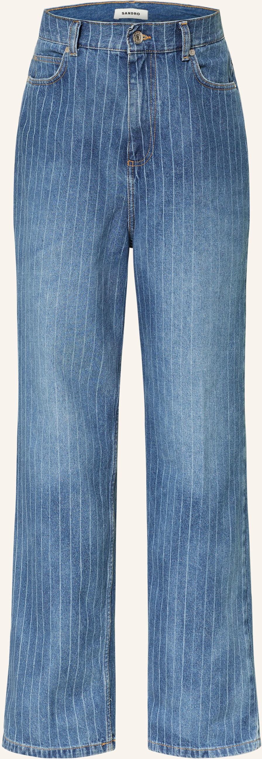 Sandro Wide Leg Jeans blau