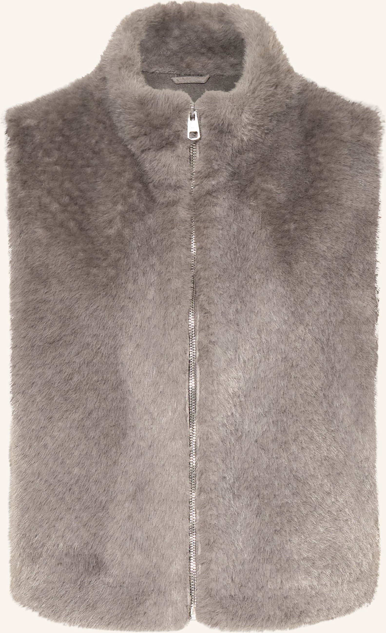 Cinque Kunstpelz-Weste Ciwarmy grau