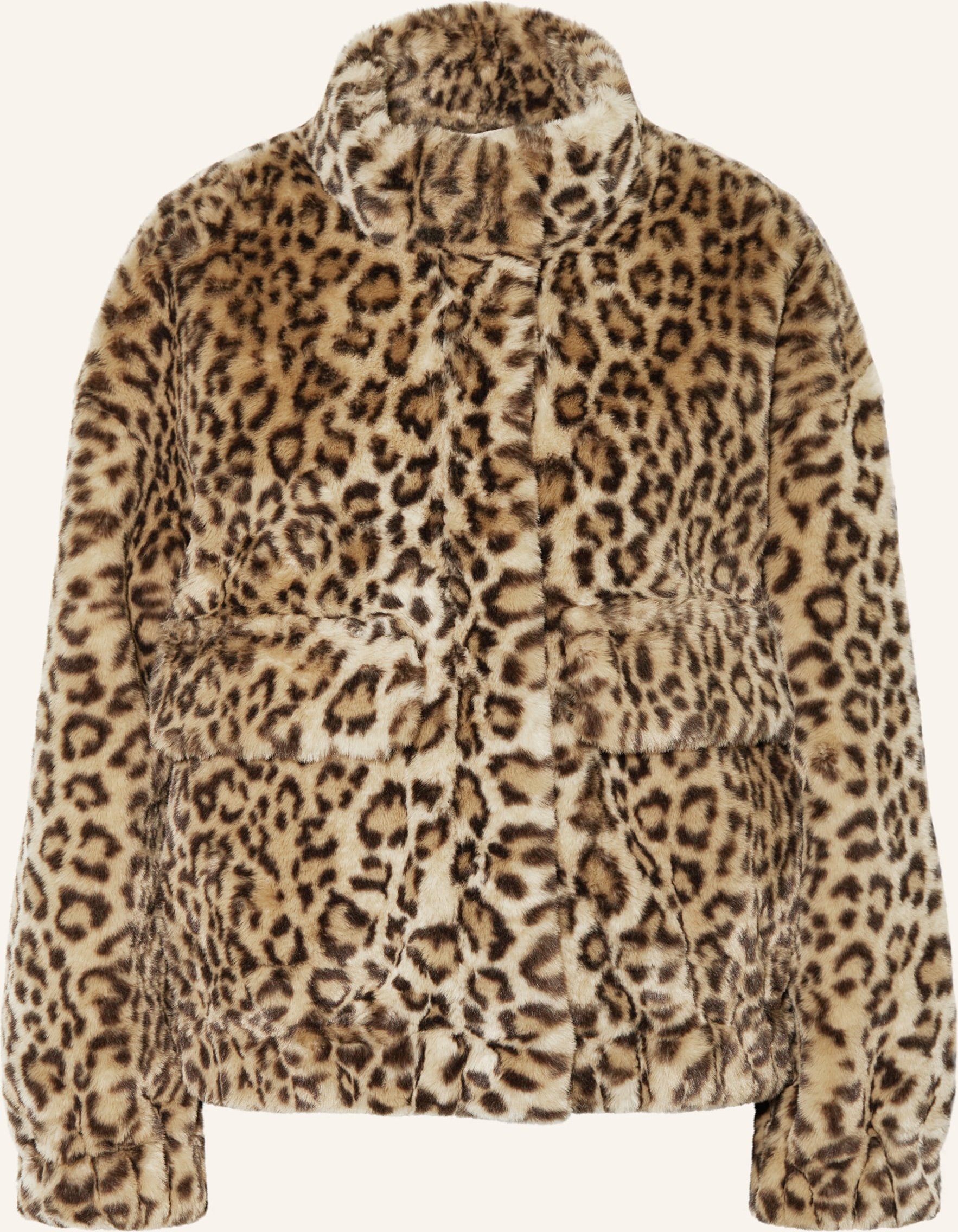 Ba&Sh Kunstfell-Jacke Jaros beige