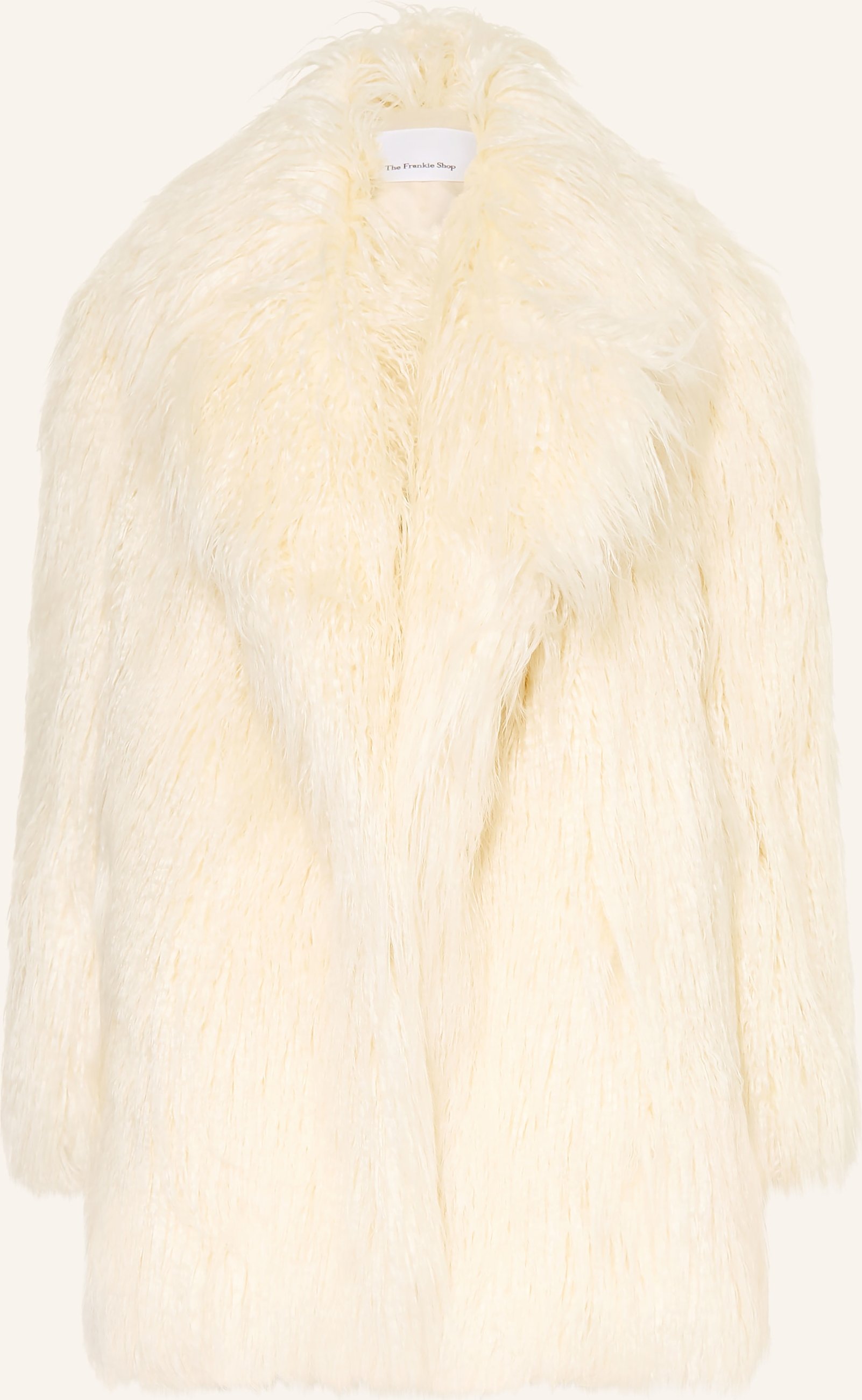 The Frankie Shop Kunstfell-Jacke Liza weiss