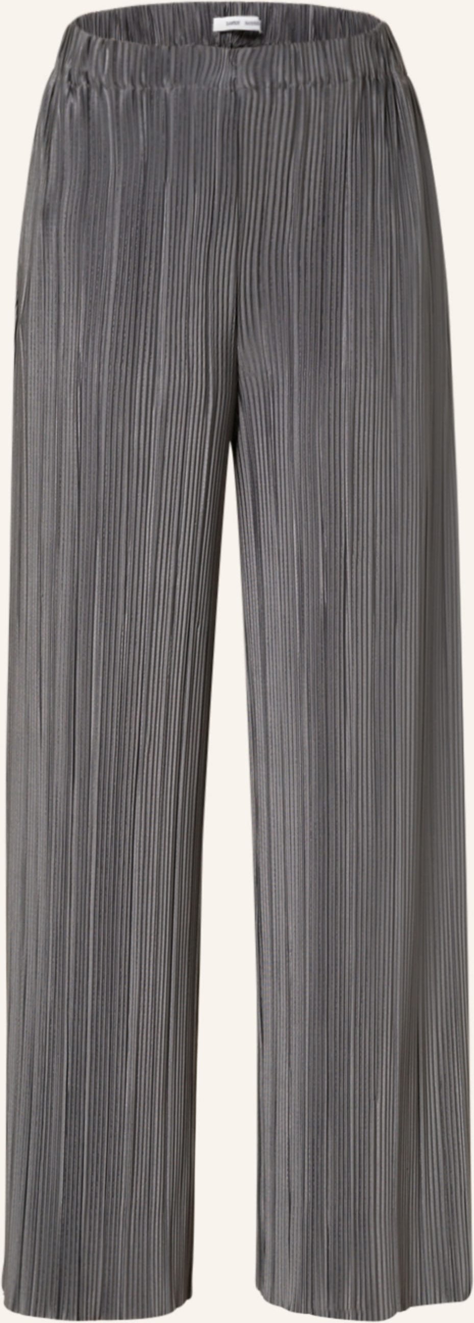Samsøe Samsøe Plisseehose Uma grau