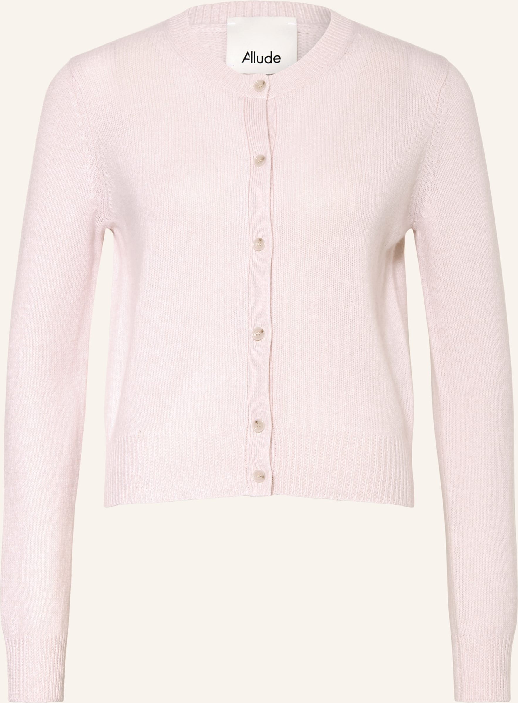 Thumbnail - Allude Strickjacke Aus Cashmere rosa