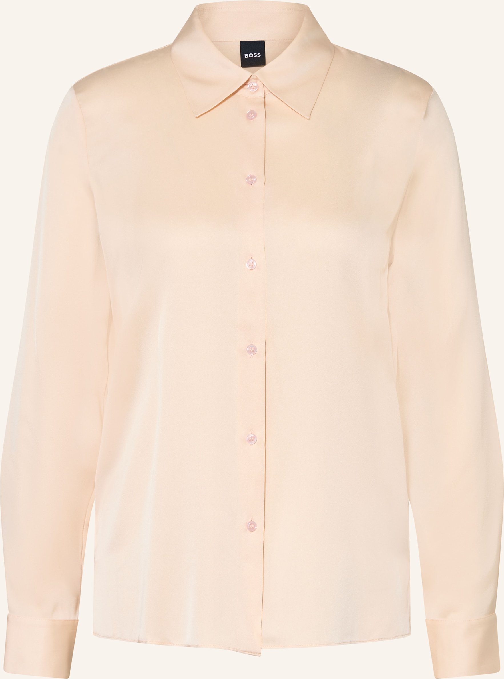 Boss Hemdbluse Bonya Aus Seide rosa