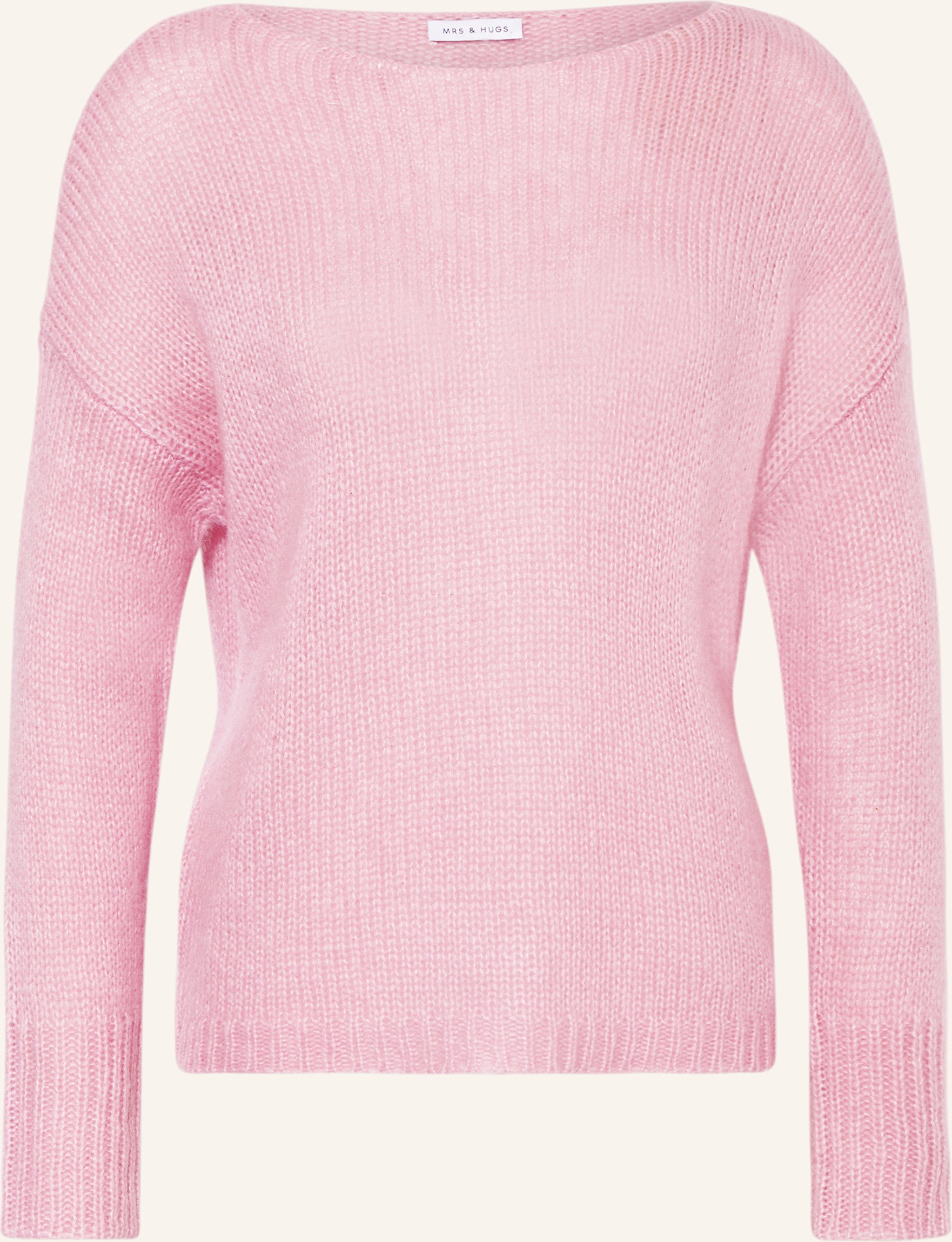 Thumbnail - Mrs & Hugs Cashmere-Pullover rosa