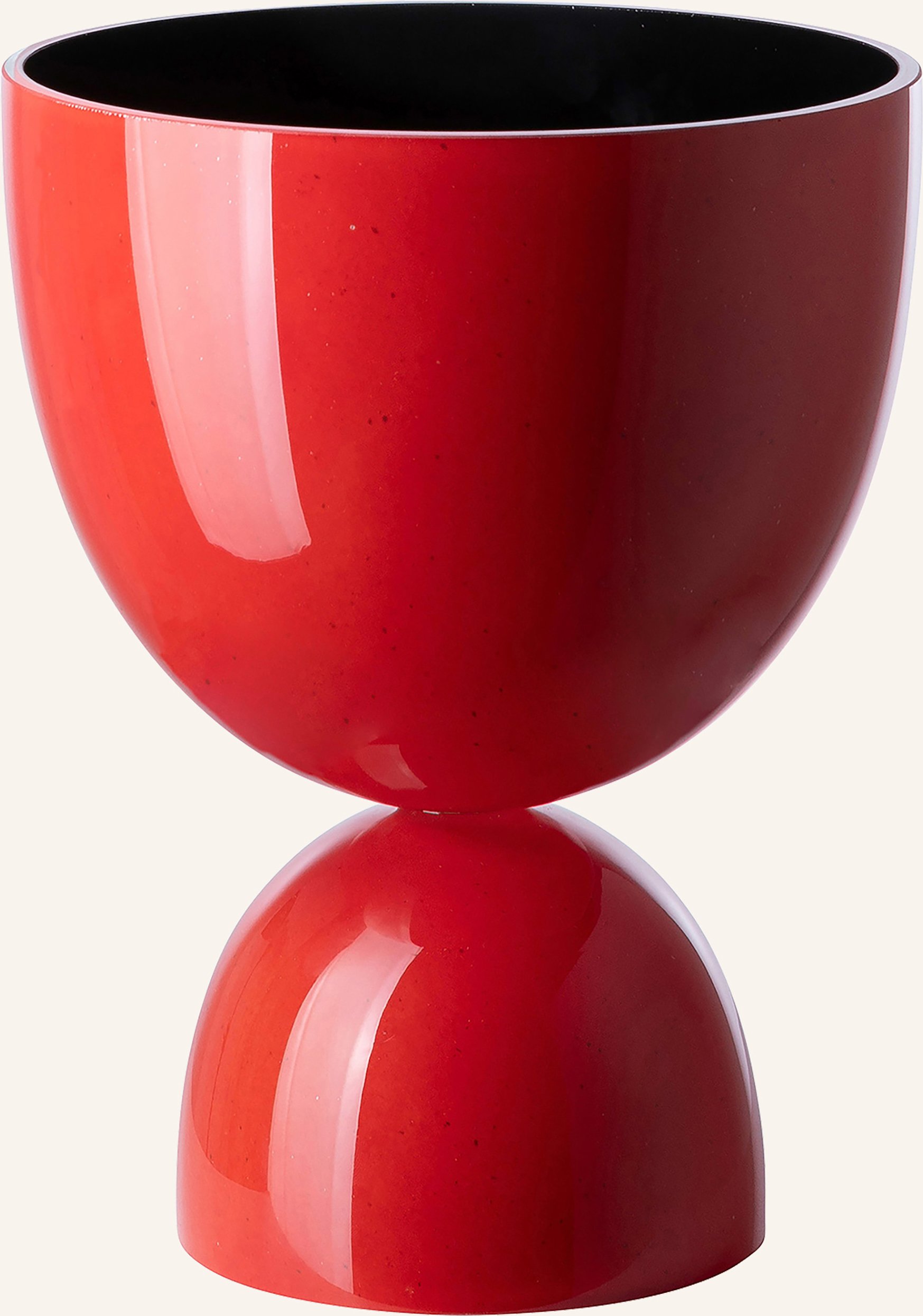 Fink Studio Schale Auf Fuß Red Planet rot