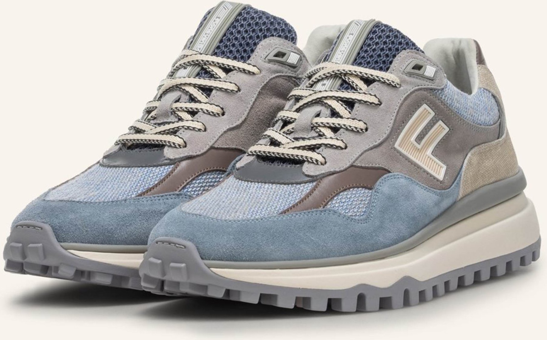 Floris Van Bommel Sneaker De Gripper 01 blau