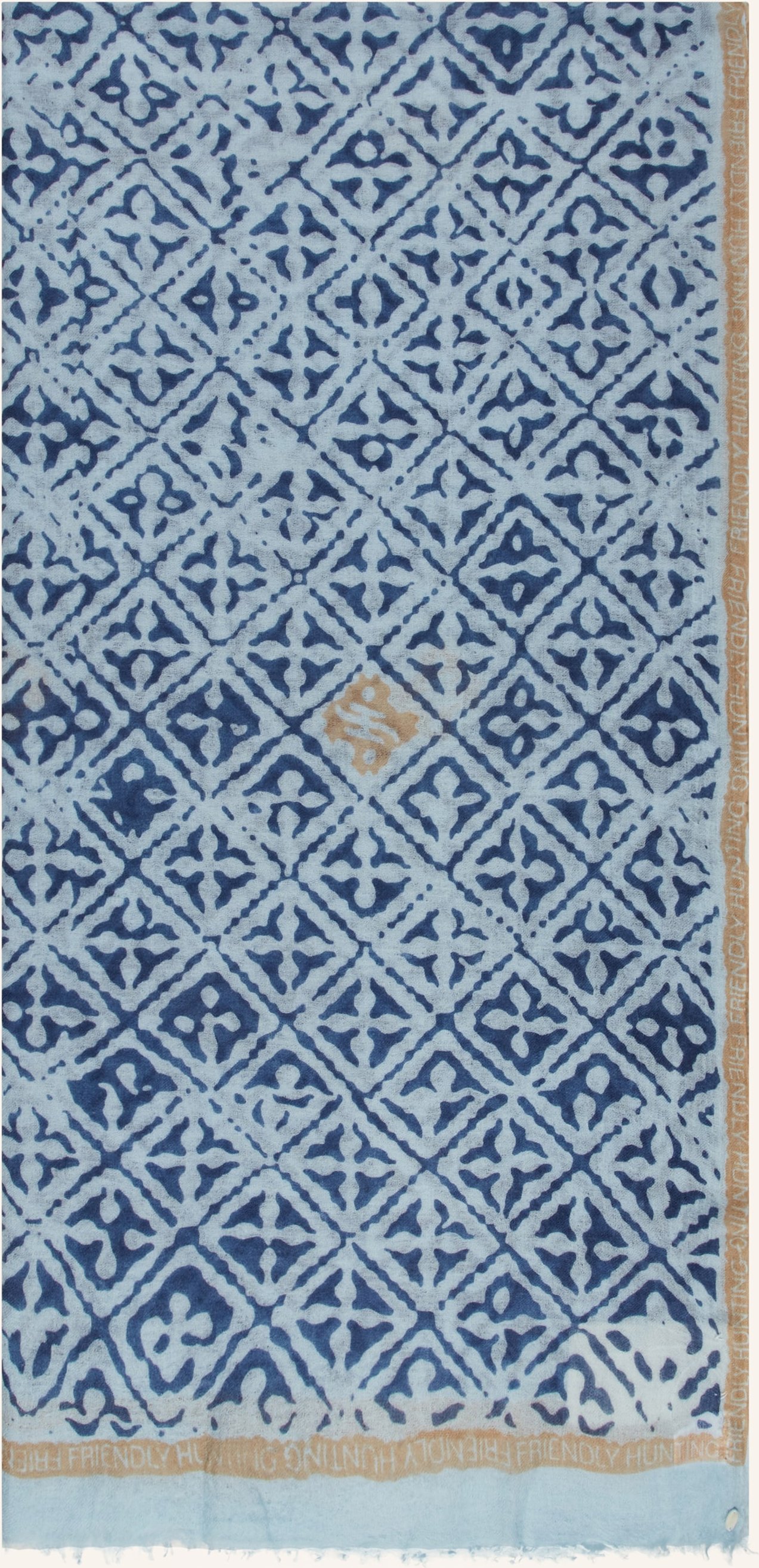 Friendly Hunting Cashmere-Schal Eyes Of Marakech blau