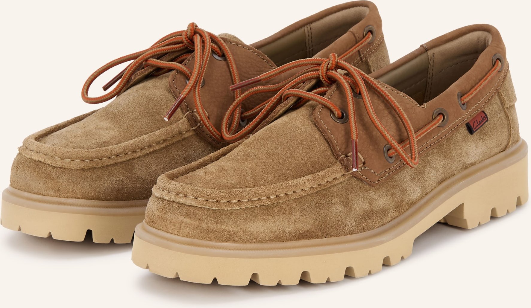 Clarks Bootsschuhe Cleyhill beige