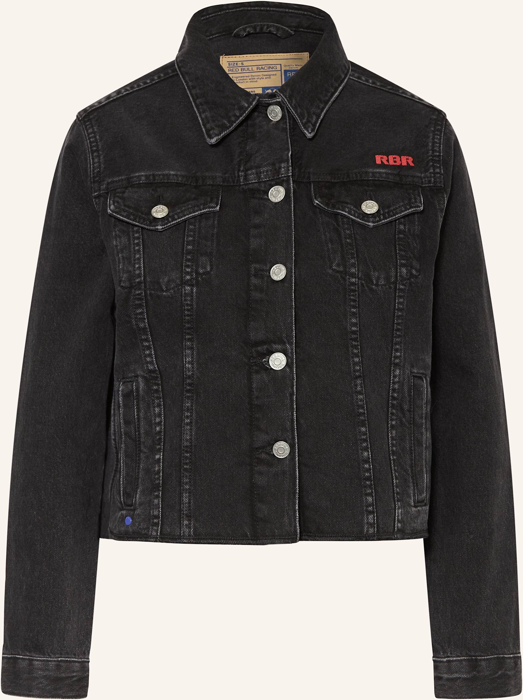 Red Bull Racing X Pepe Jeans Jeansjacke schwarz