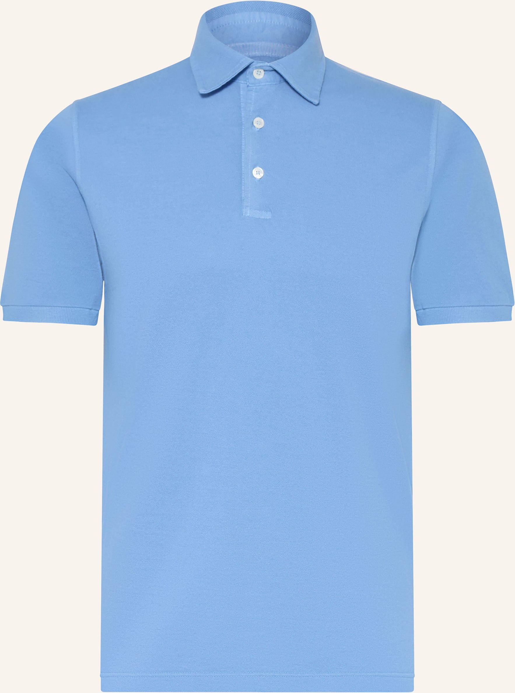 Fedeli Piqué-Poloshirt North blau