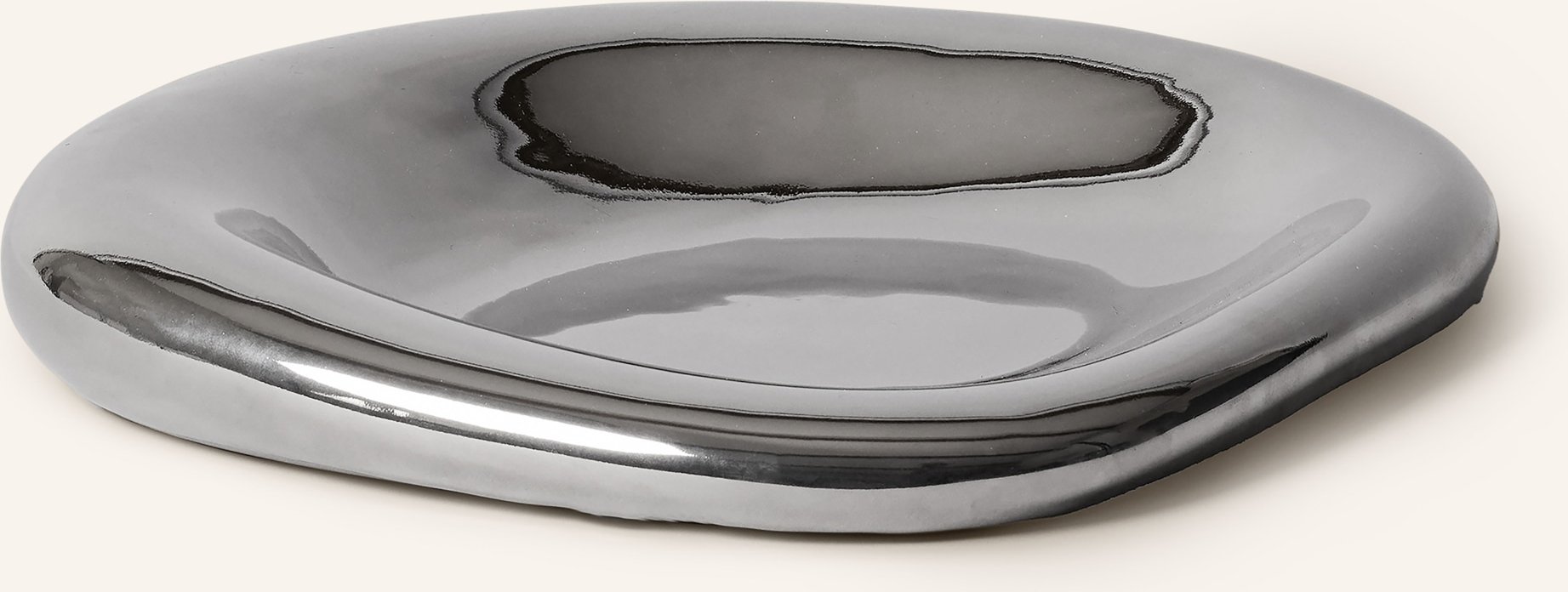 Ferm Living Dekoschale Bellure silber