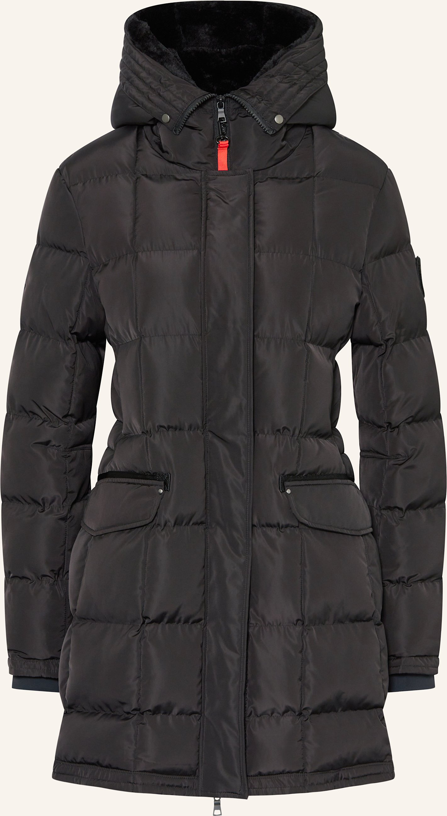 No.1 Como Steppmantel schwarz