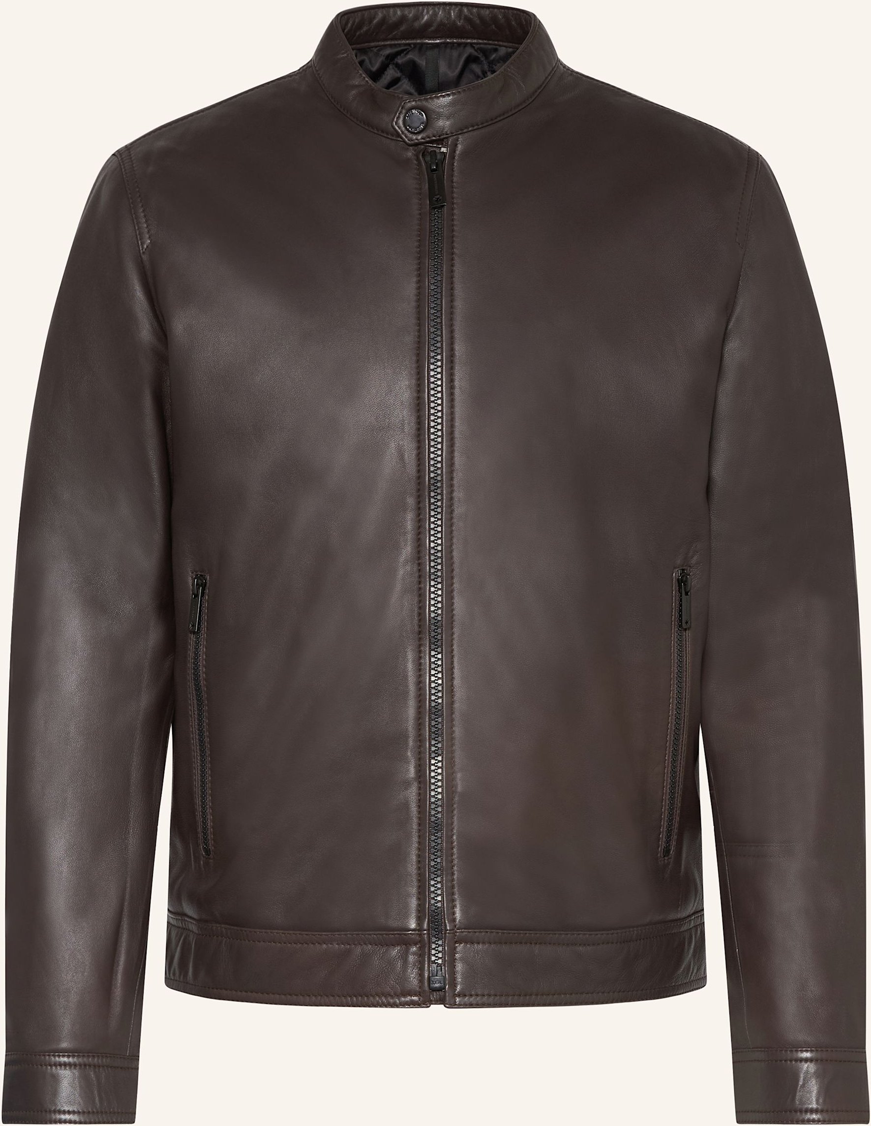 Thumbnail - Strellson Lederjacke Jace Slim braun