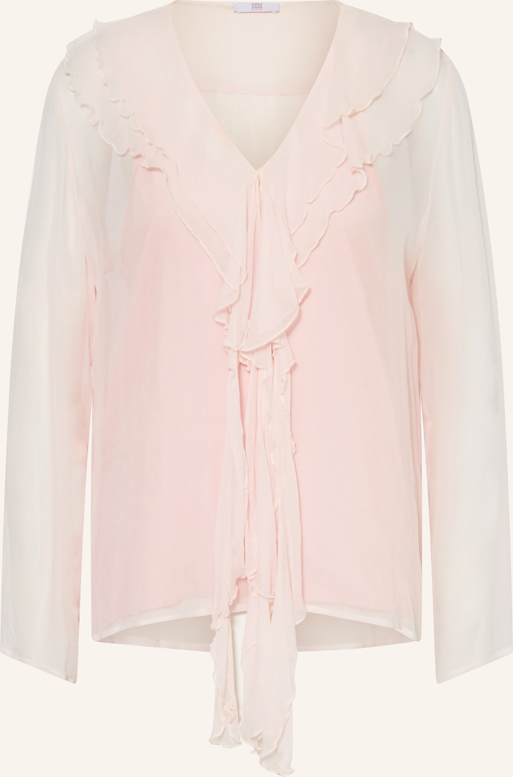 Riani Blusenshirt Mit Volants rosa