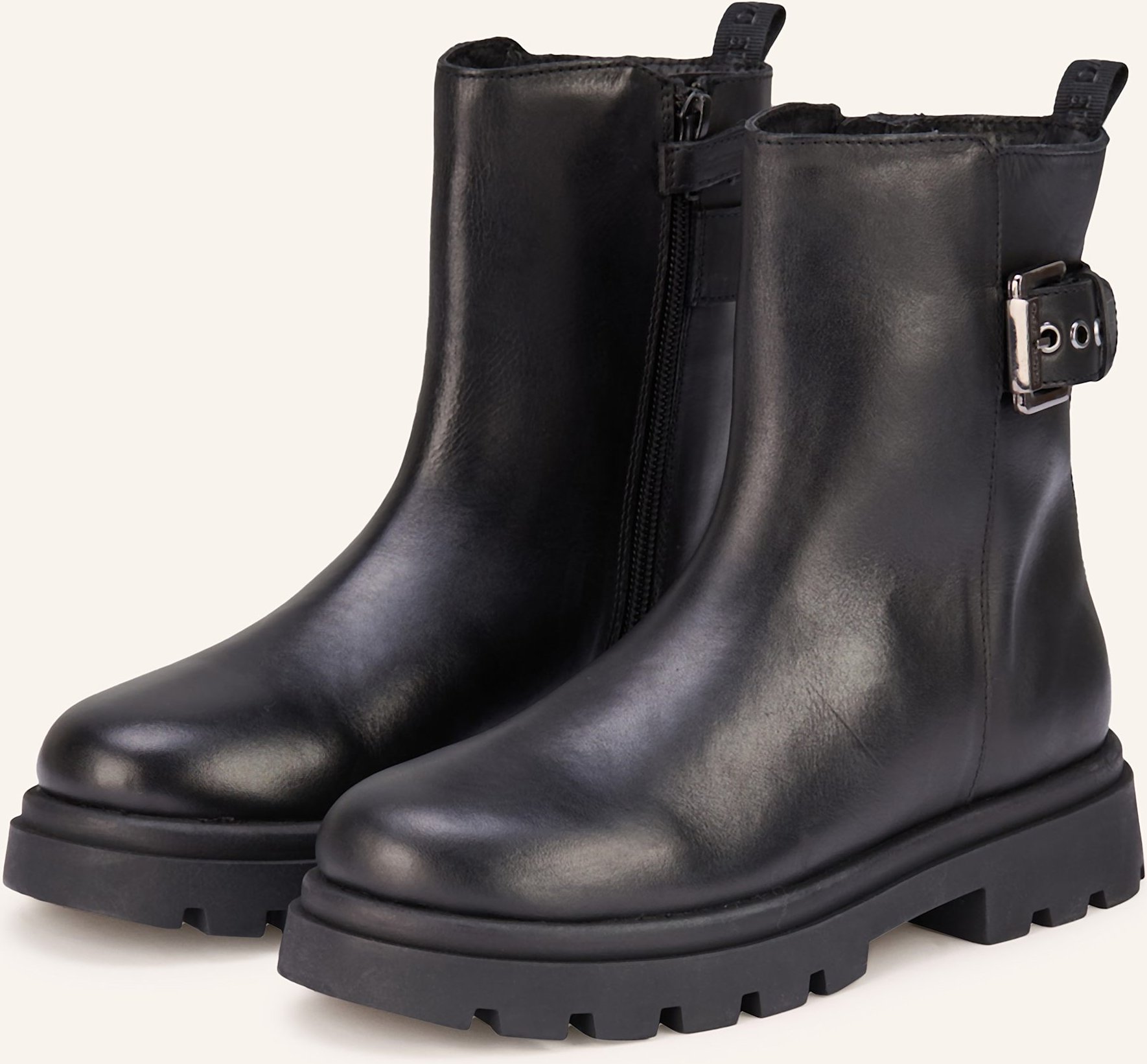 Thumbnail - Gioseppo Biker Boots Ubly schwarz