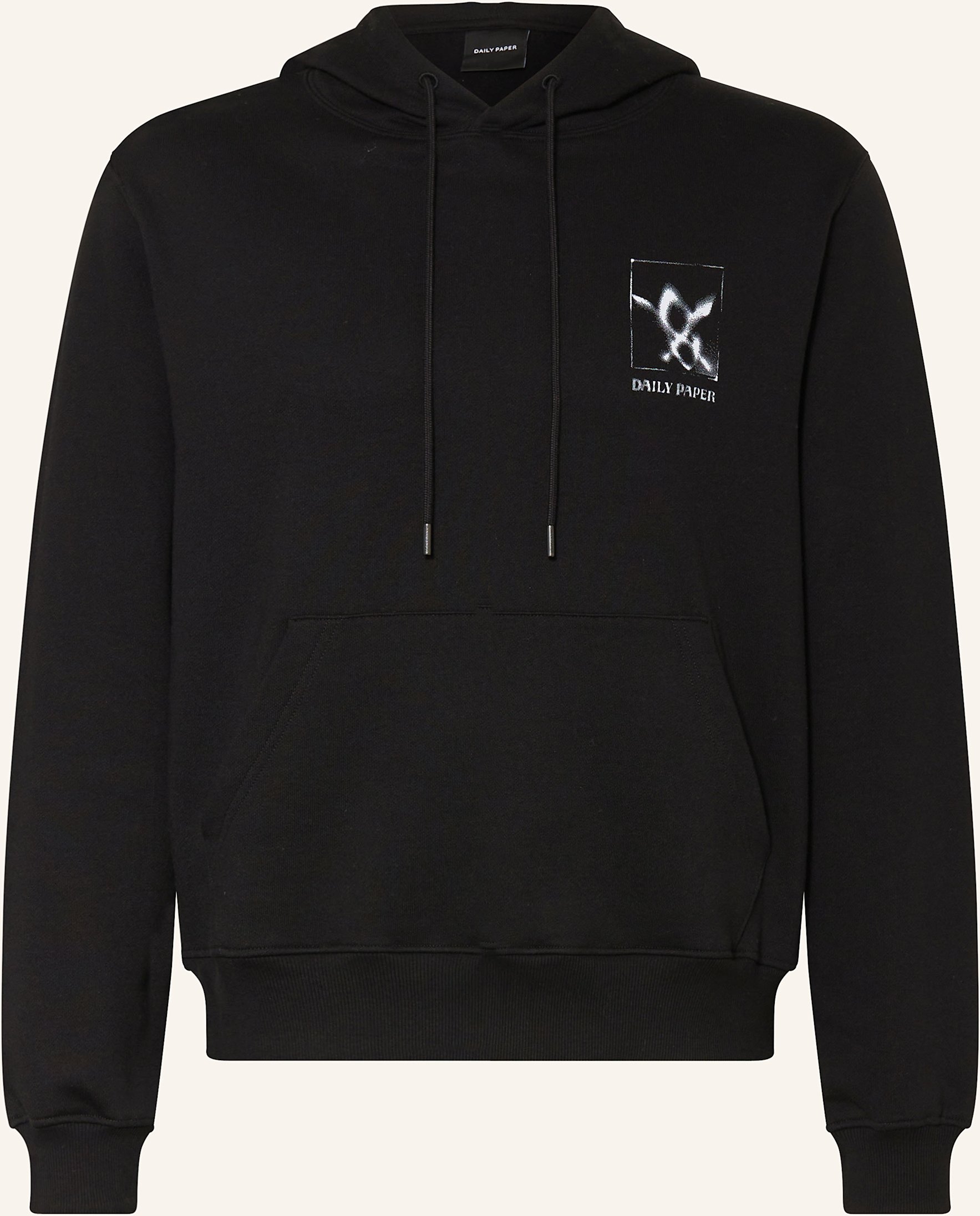 Daily Paper Hoodie schwarz