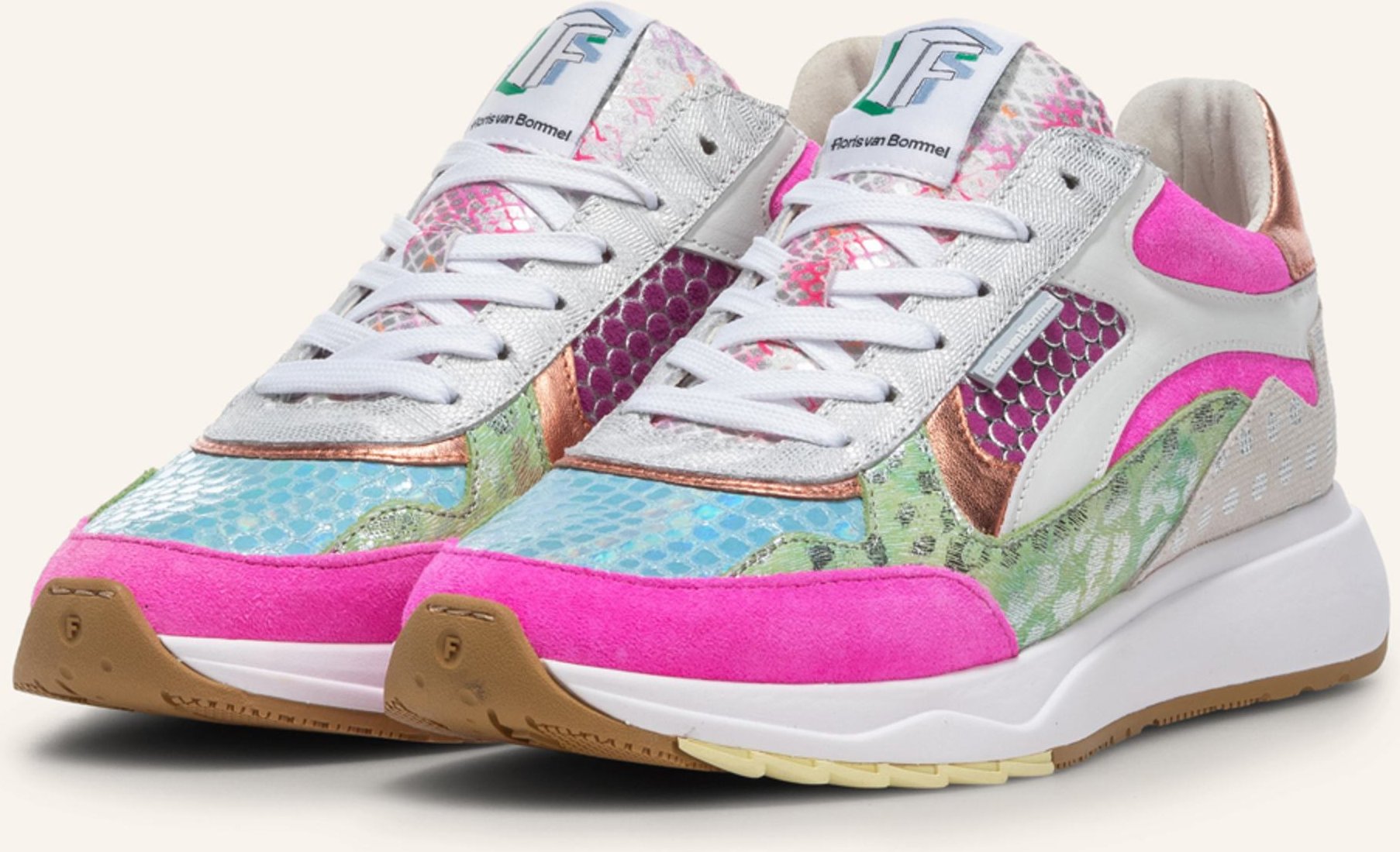 Floris Van Bommel Sneaker Suvi 03 rosa