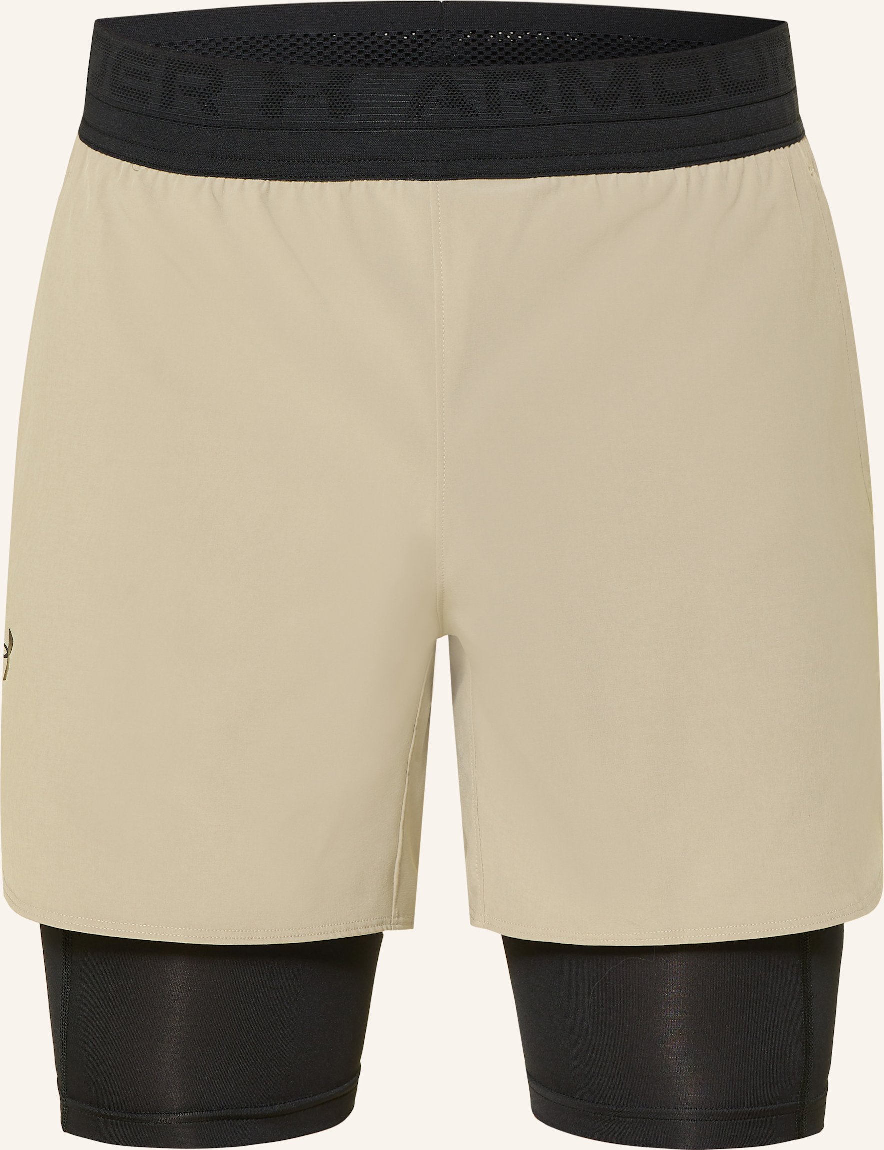 Thumbnail - Under Armour 2-In-1-Trainingsshorts Ua Vanish Elite beige