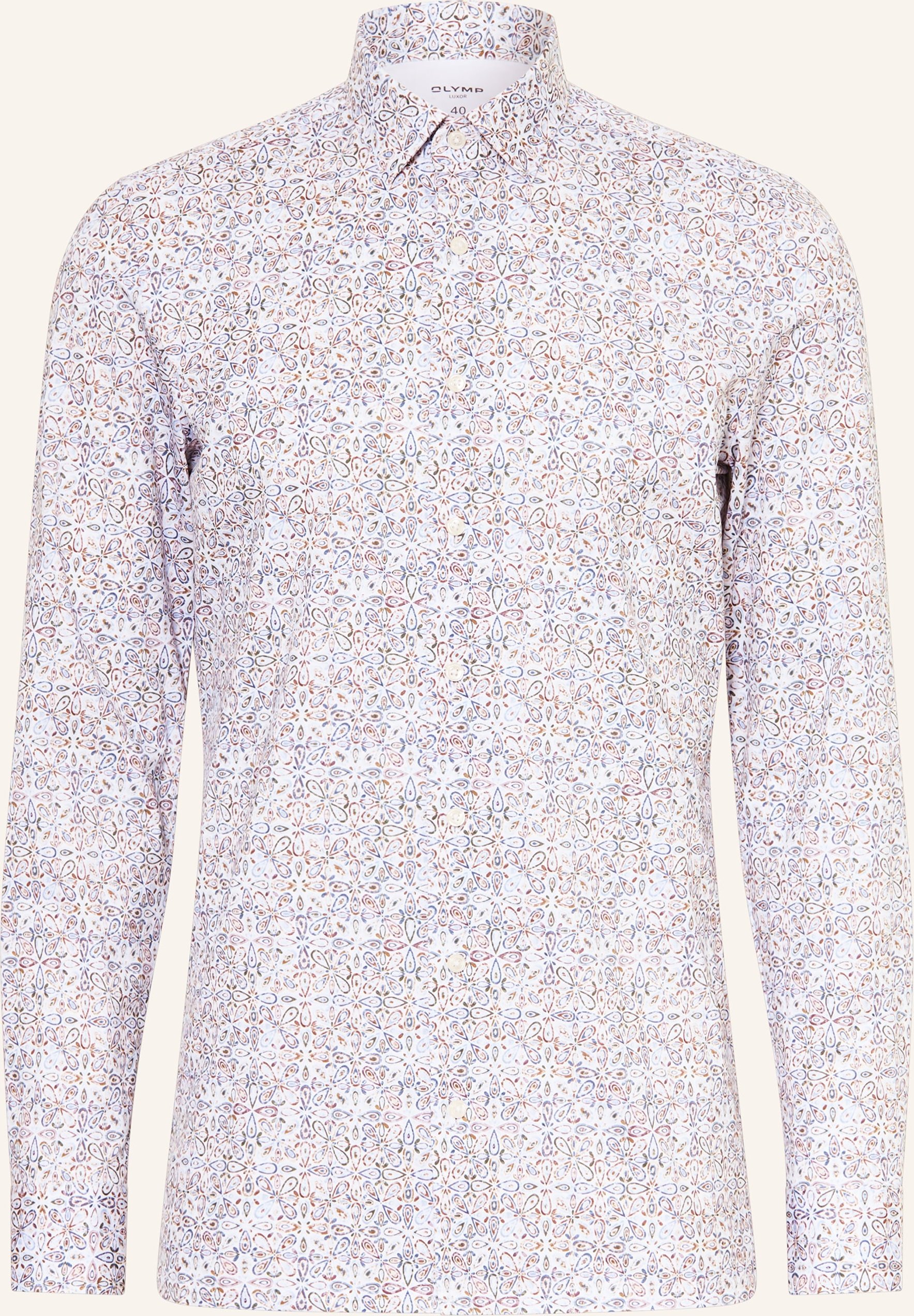 Thumbnail - Olymp Jerseyhemd Luxor 24/Seven Modern Fit blau