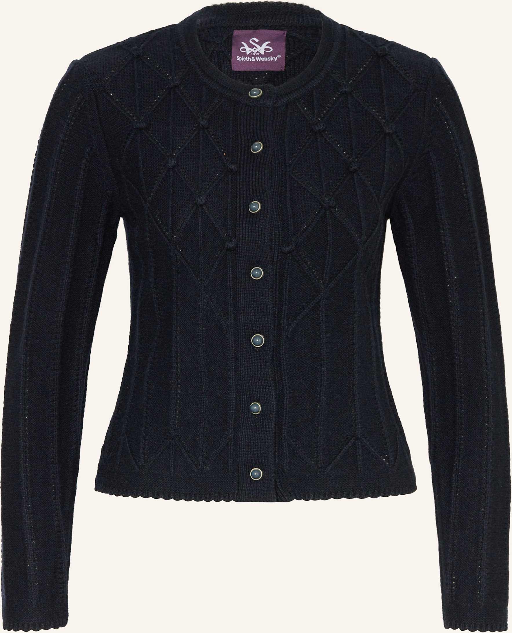 Spieth & Wensky Strickjanker Funkie blau