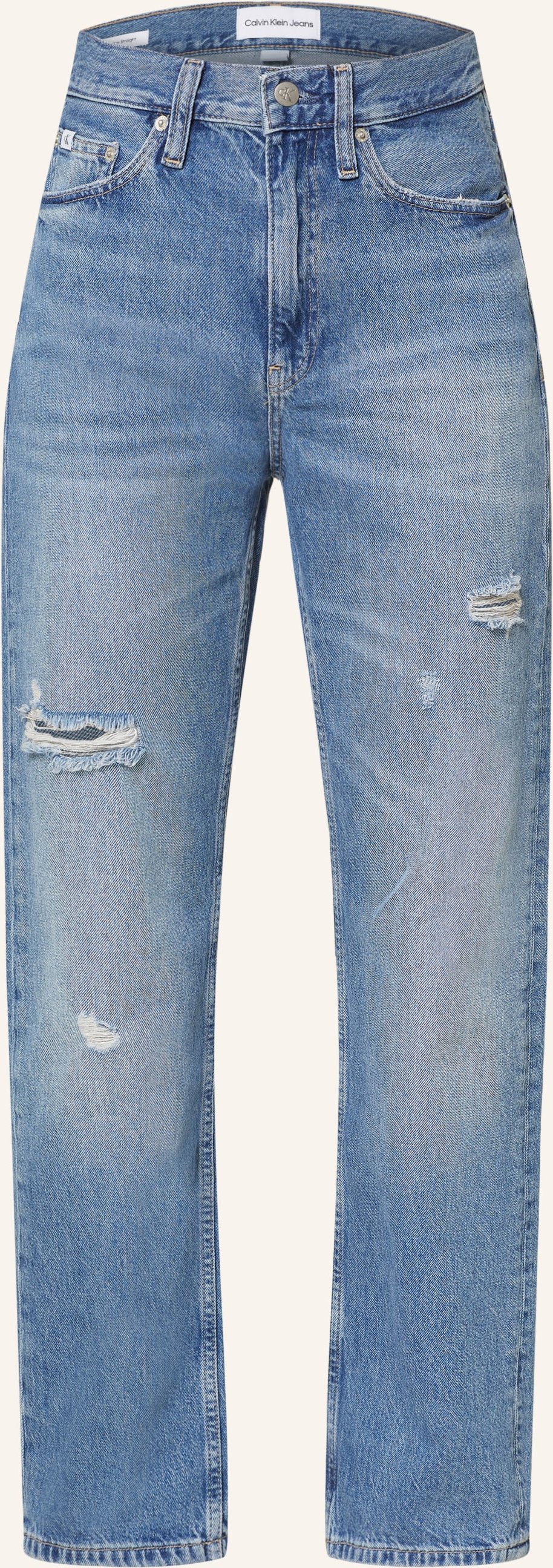 Calvin Klein Jeans Destroyed Jeans blau