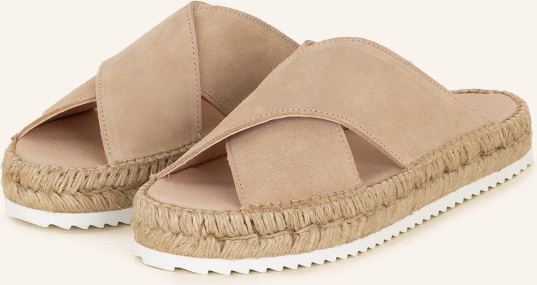 Espadrij L'originale Pantoletten Croisette beige