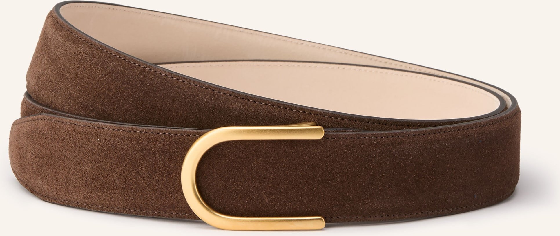 Goldfels Ledergürtel braun