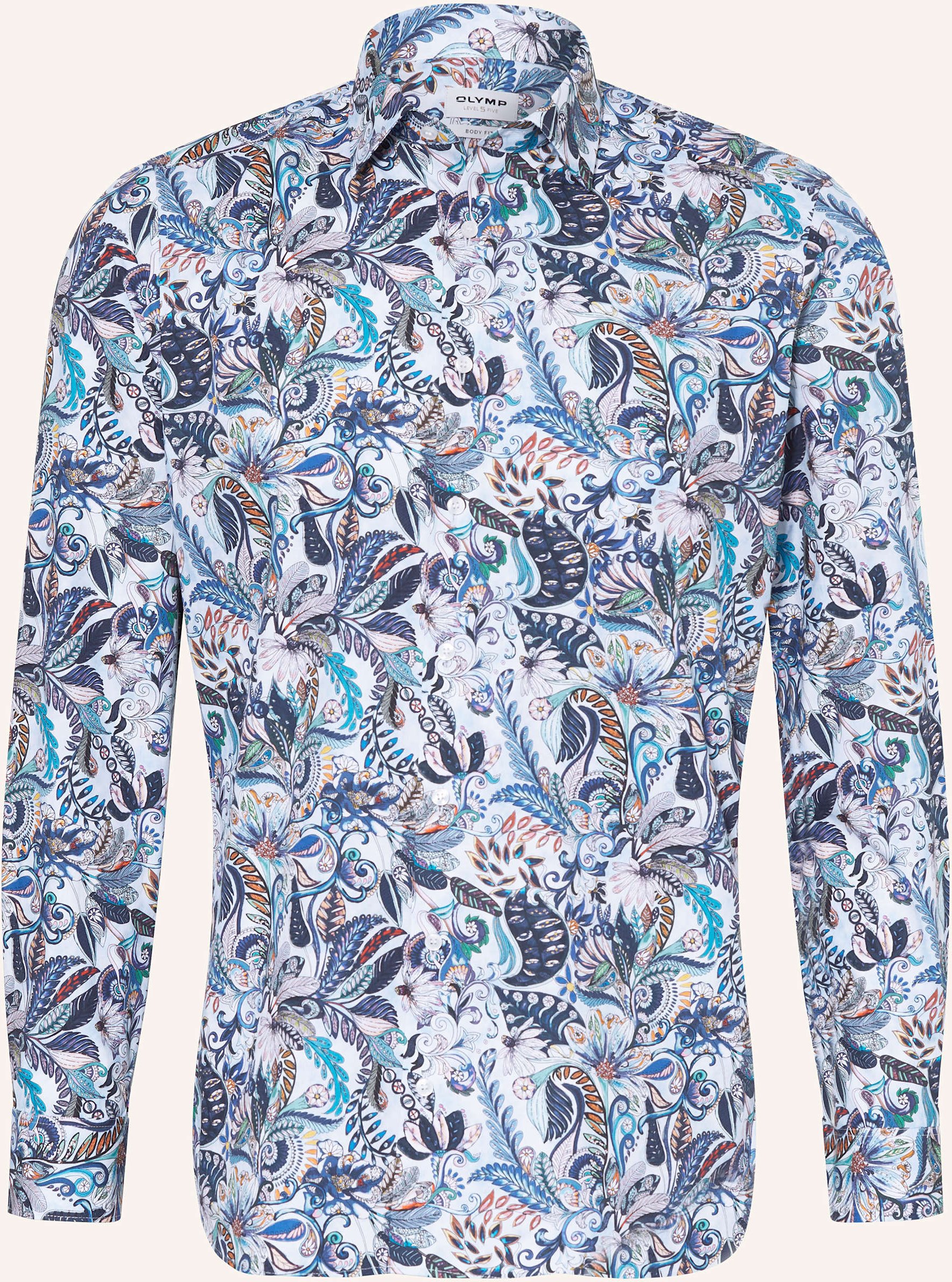 Olymp Hemd Level Five Body Fit blau