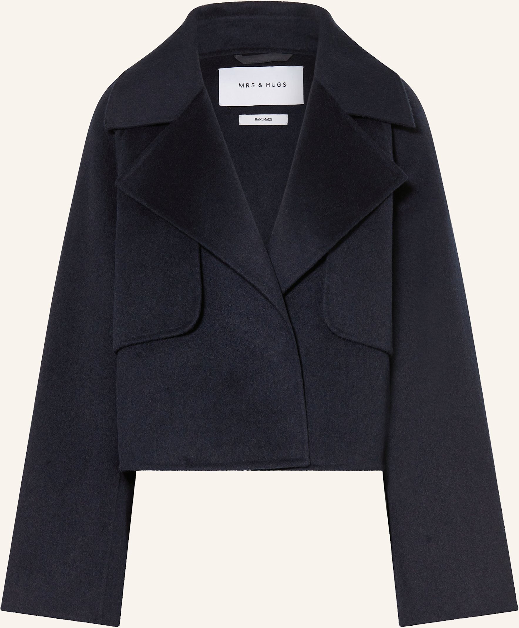 Mrs & Hugs Kastenjacke grau