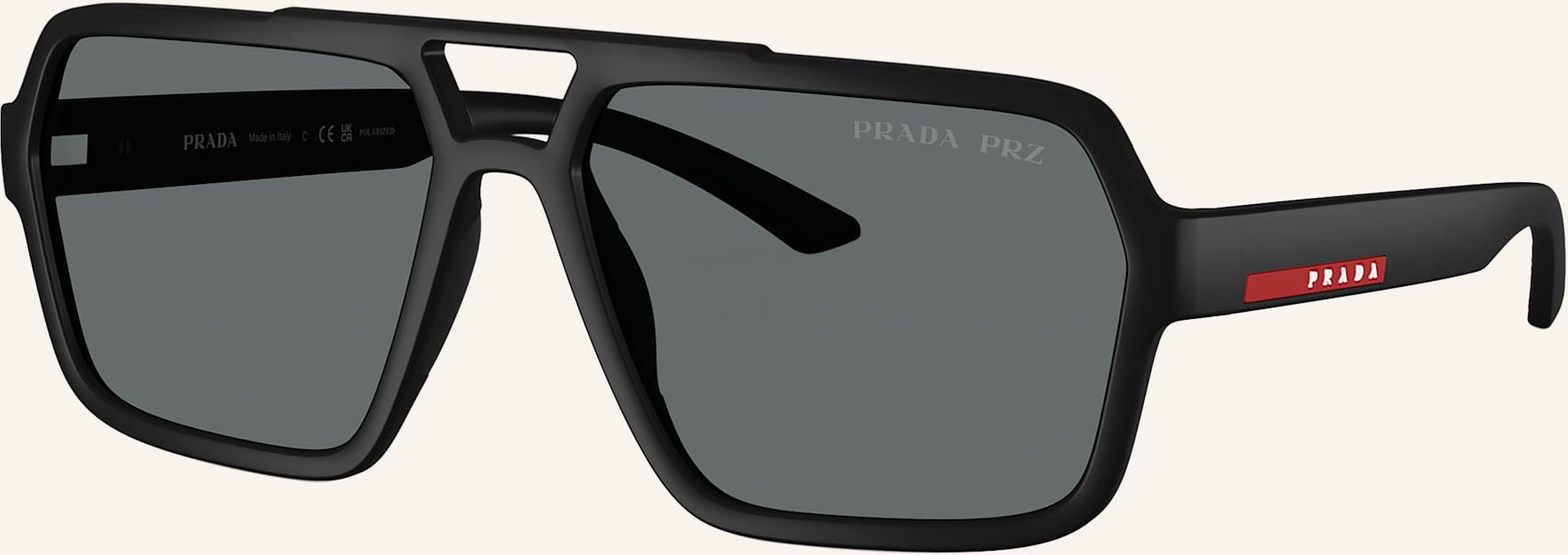 Thumbnail - Prada Linea Rossa Sonnenbrille Ps a06s schwarz