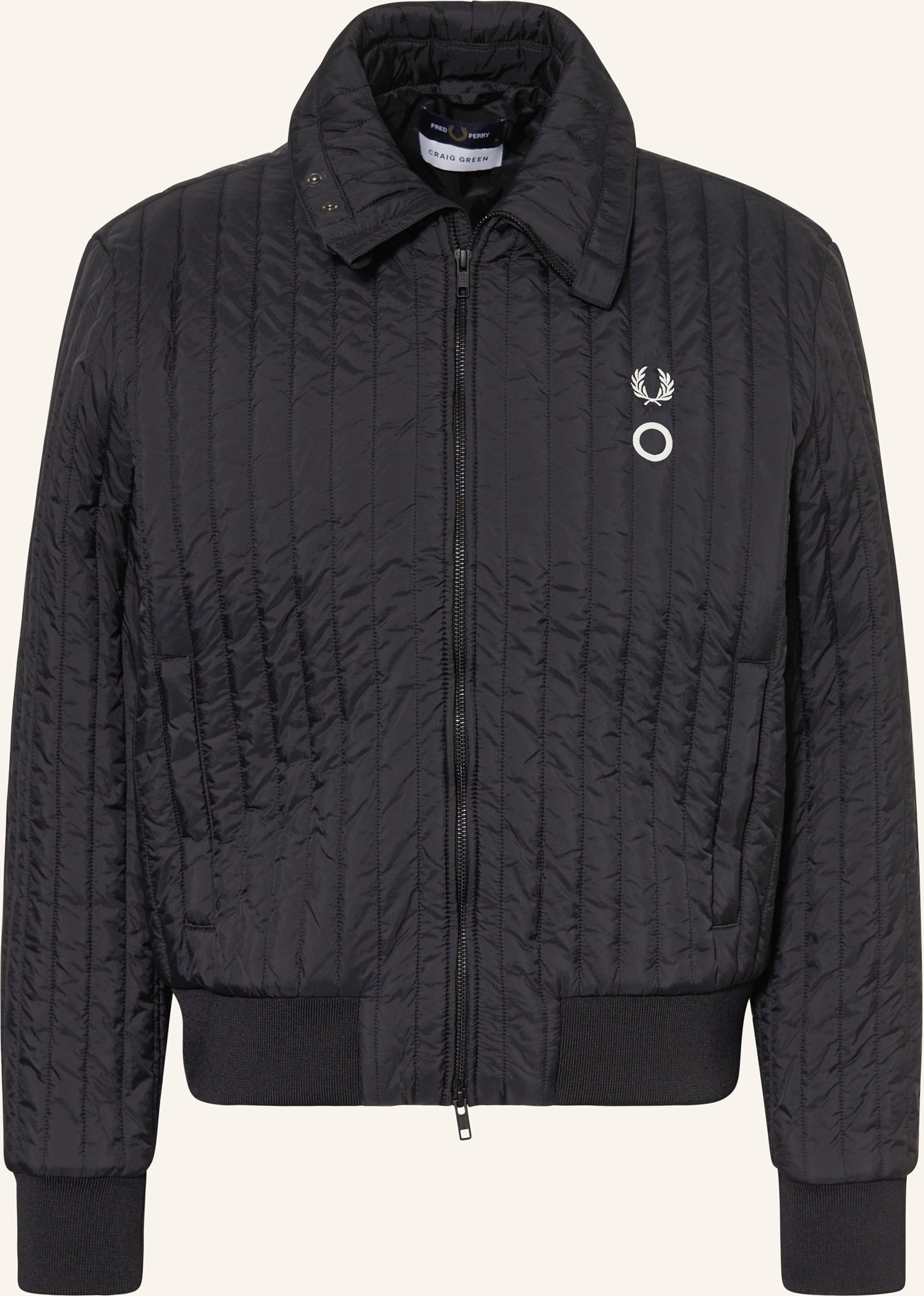 Fred Perry Steppjacke schwarz