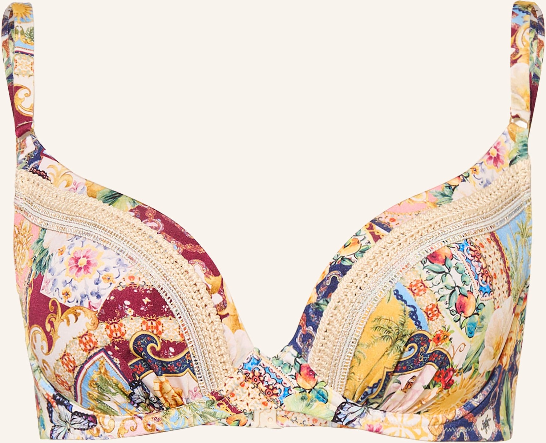 Watercult Bügel-Bikini-Top Treasured Trove gelb