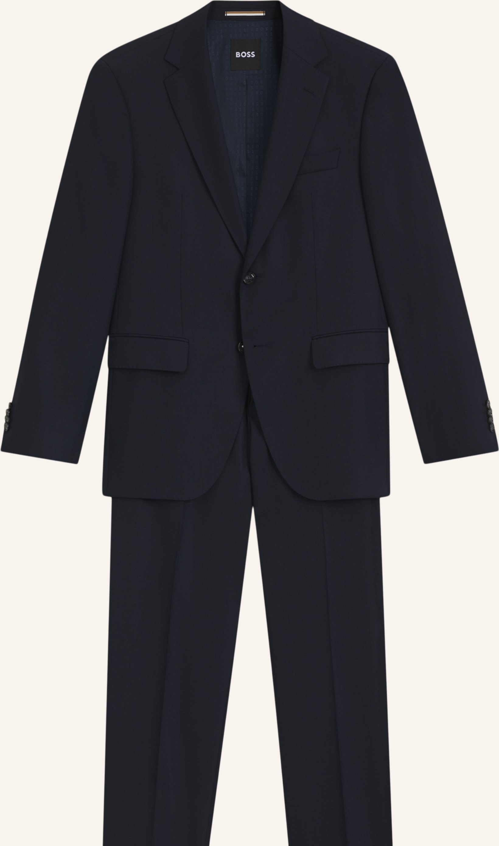 Boss Business Anzug H-Jeckson-2pcs-253 Regular Fit blau