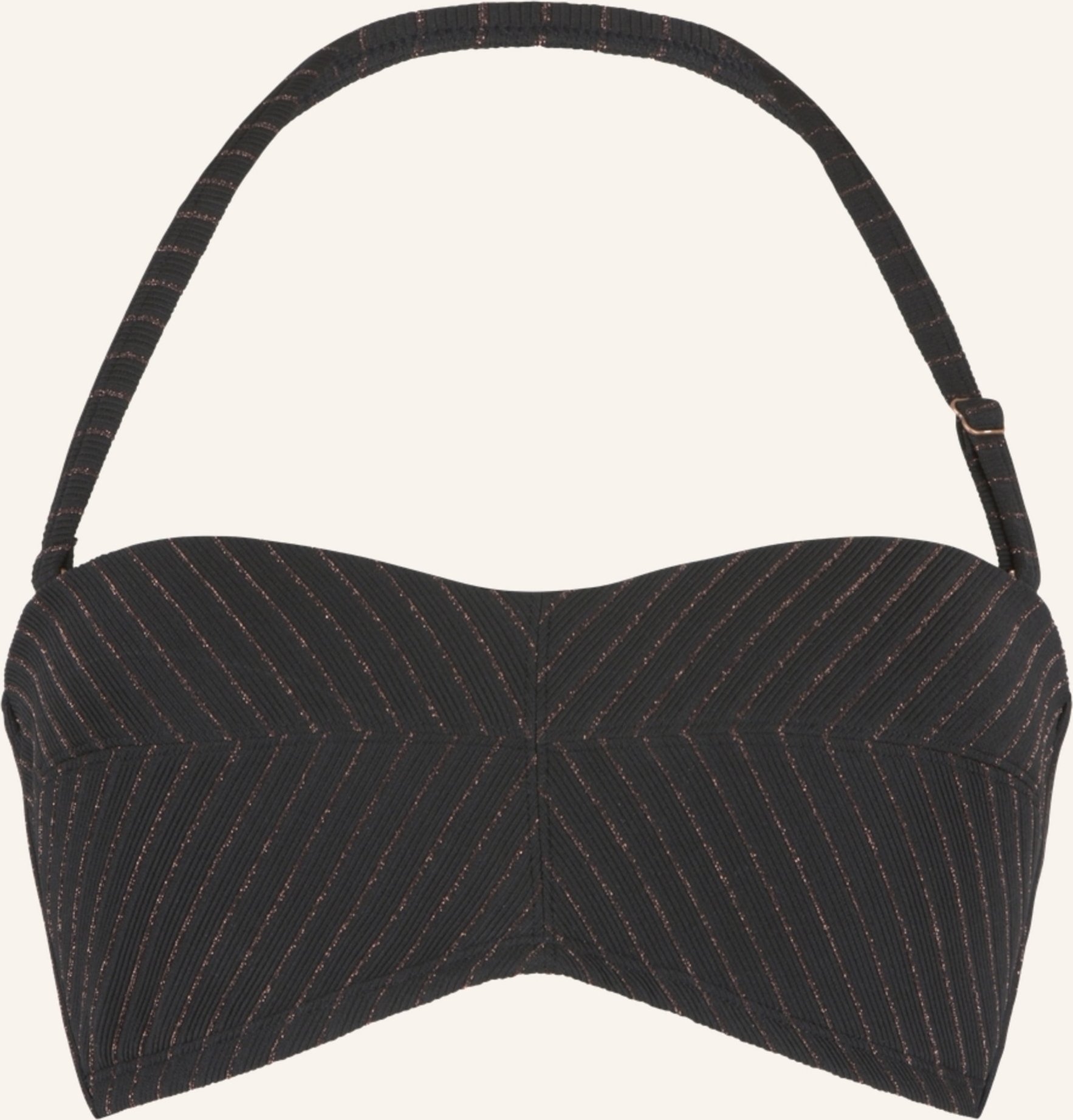 Lingadore Bandeau Bikini Top schwarz
