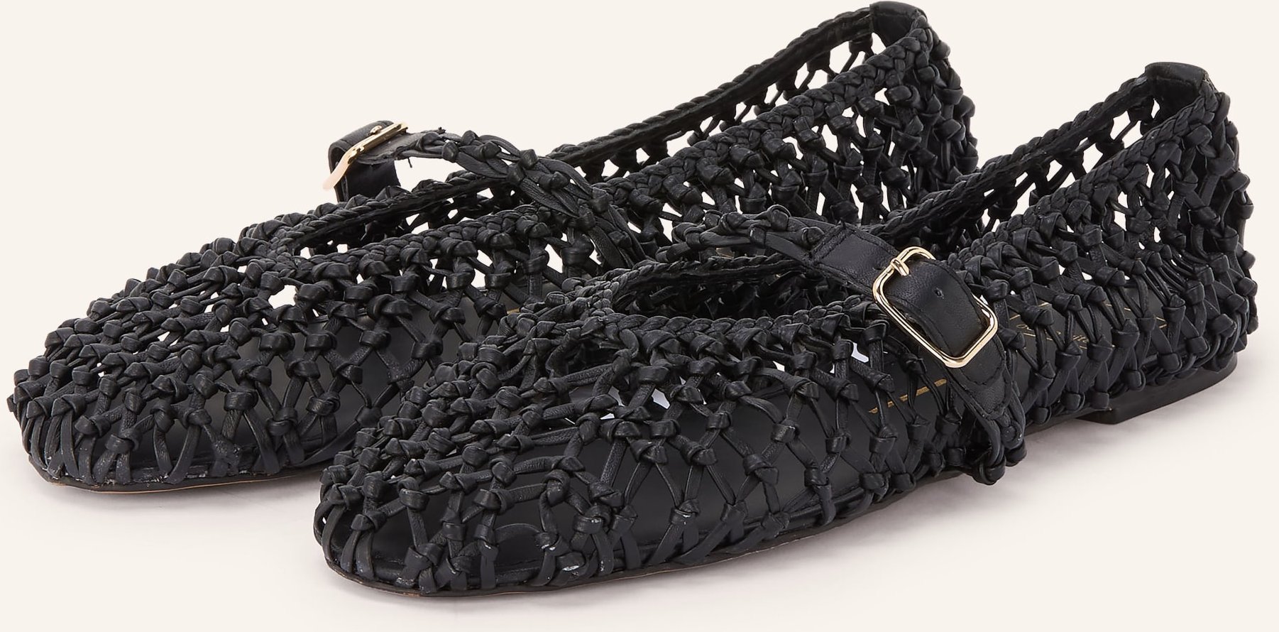 Dolce Vita Mary-Jane-Ballerinas Clair schwarz